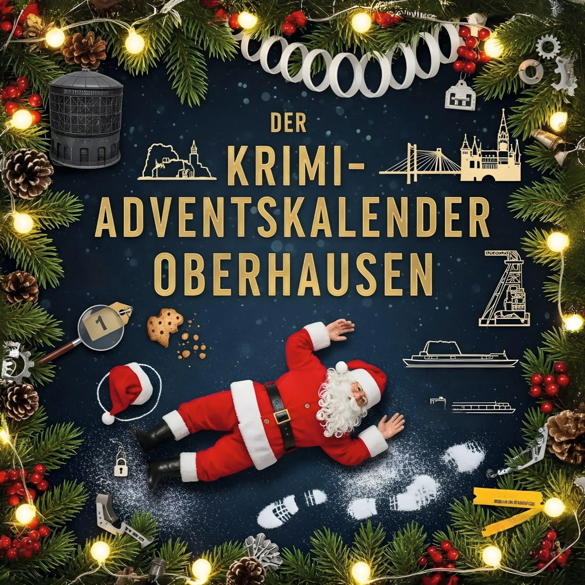 Cover: 9783695300792 | Der Krimi-Adventskalender Oberhausen | Mordsverdächtig in 24 Akten