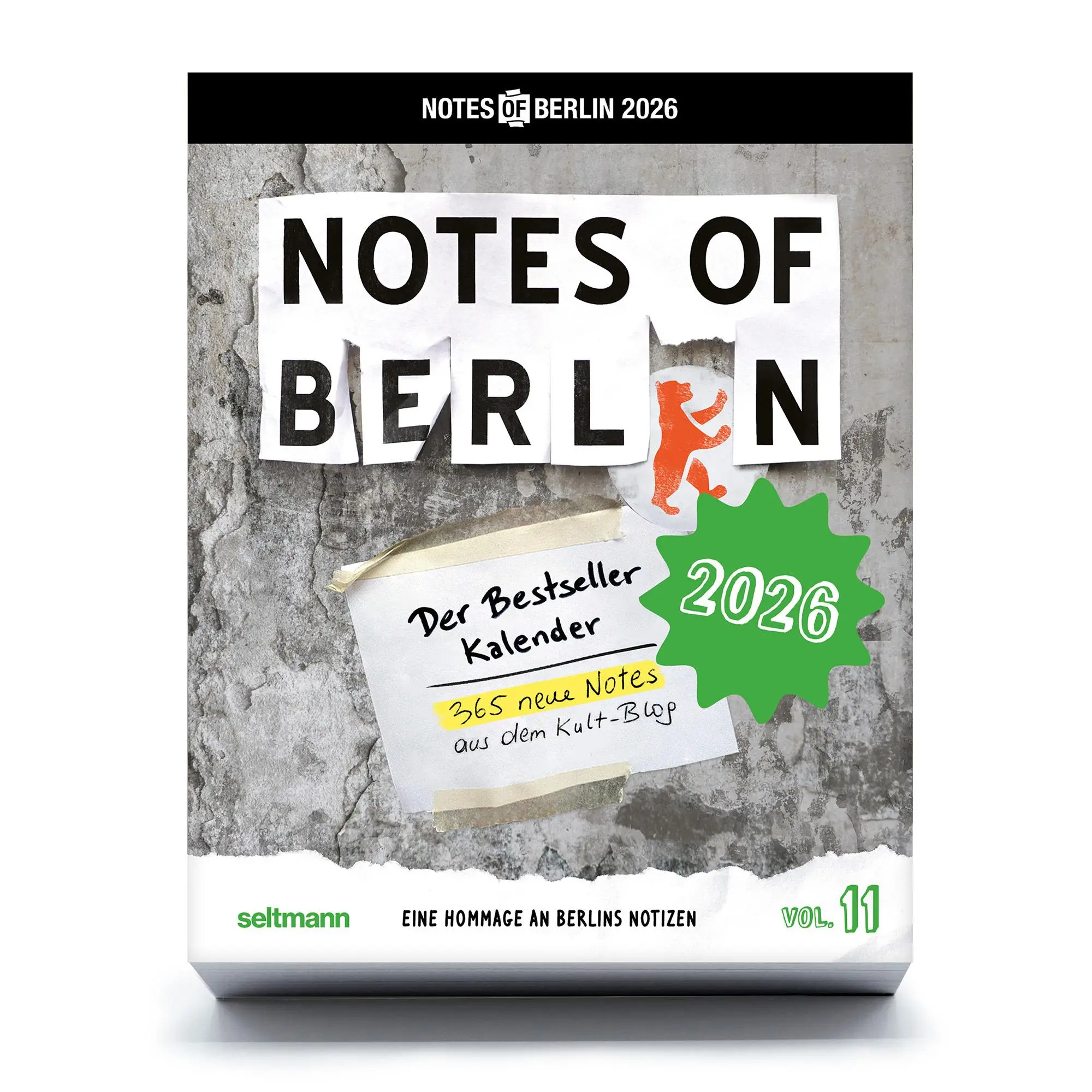 Bild: 9783949070792 | Notes of Berlin 2026 | Hol dir die Straße ins Haus! | Nist (u. a.)