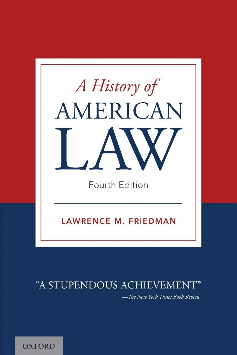 Cover: 9780190070892 | A History of American Law | Friedman | Taschenbuch | Englisch | 2019
