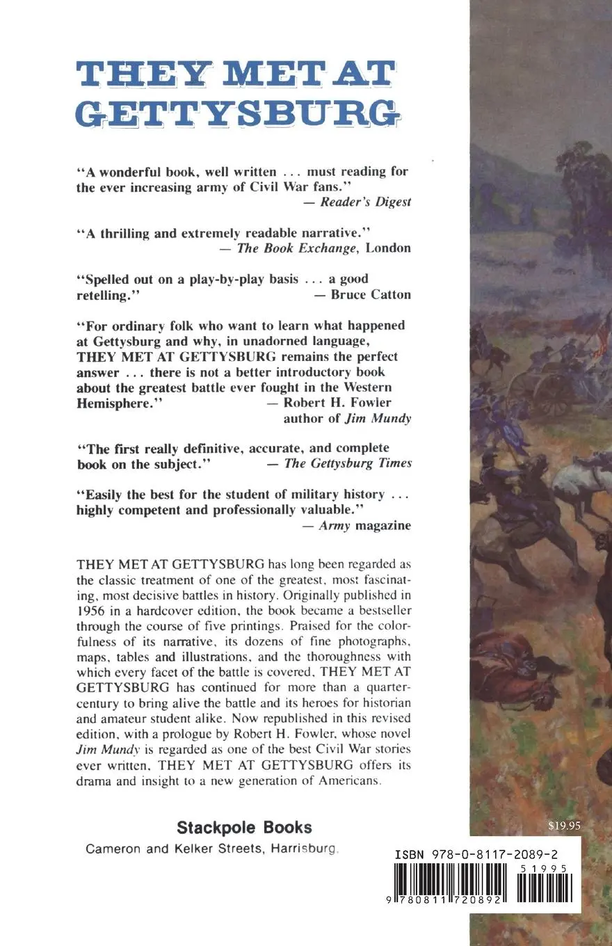 Rückseite: 9780811720892 | They Met at Gettysburg | Edward J Stackpole | Taschenbuch | Englisch