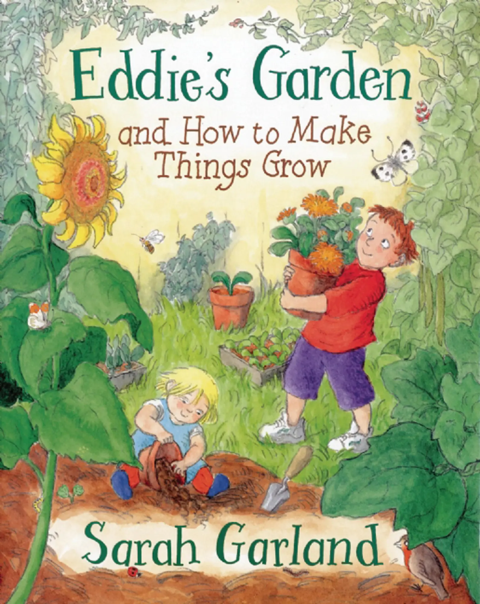 Cover: 9781845070892 | Eddie's Garden | And How to Make Things Grow | Sarah Garland | Buch