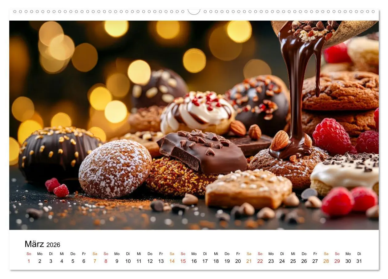 Bild: 9783457310892 | Schätze der Confiserie Kunst (hochwertiger Premium Wandkalender...