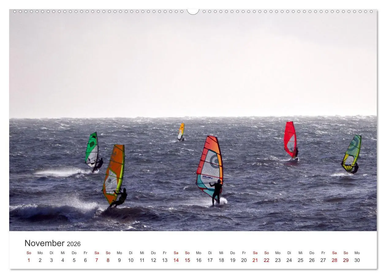 Bild: 9783457550892 | Windsurfen - Wellen und Wind (Wandkalender 2026 DIN A2 quer),...