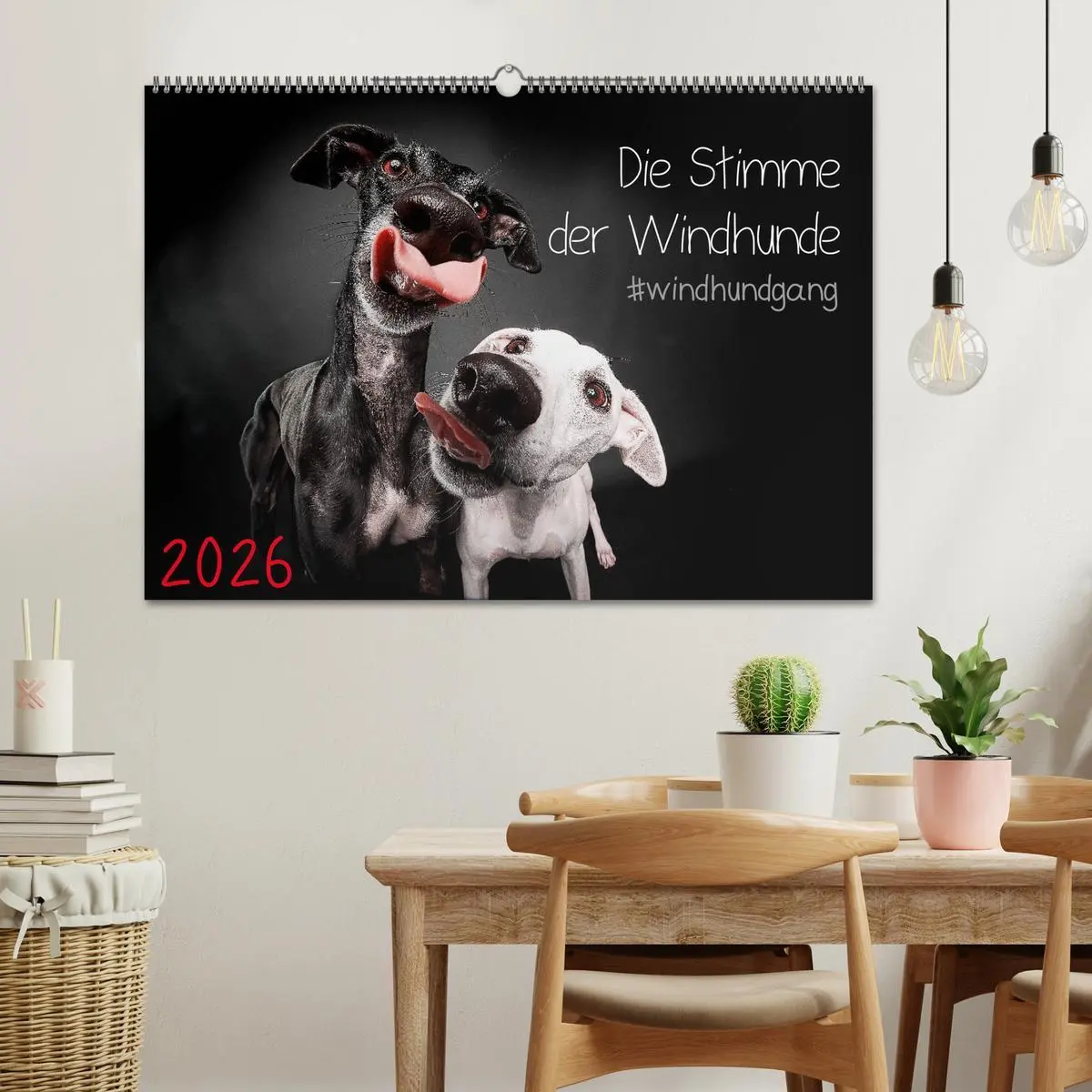 Bild: 9783457790892 | Die Stimme der Windhunde (Wandkalender 2026 DIN A2 quer), CALVENDO...