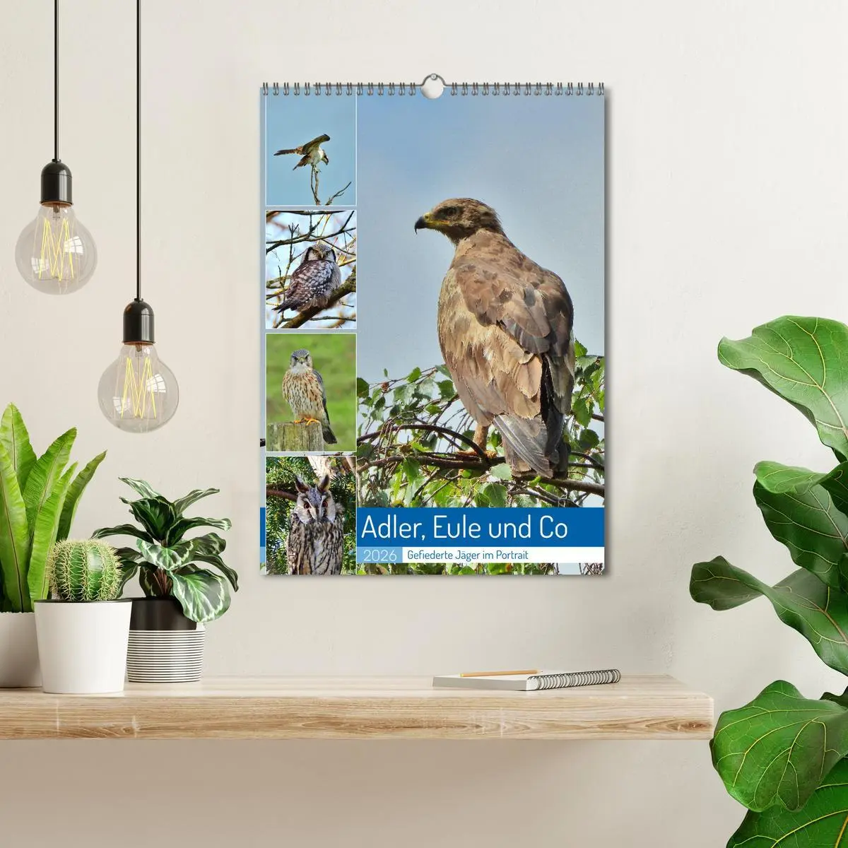 Bild: 9783516330892 | Adler, Eule und Co - Gefiederte Jäger im Portrait (Wandkalender...