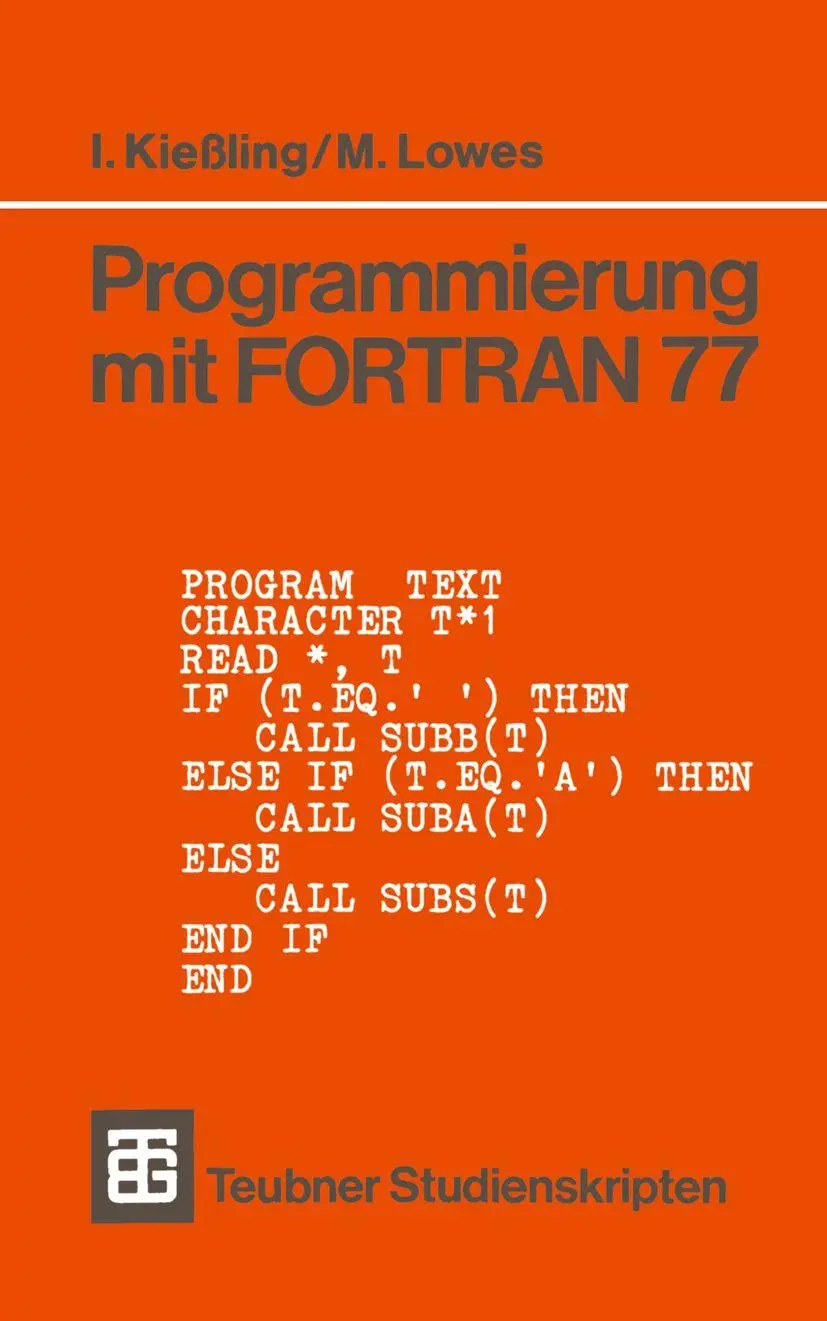 Programmierung mit FORTRAN 77 - Martin Lowes Kartoniert (TB)