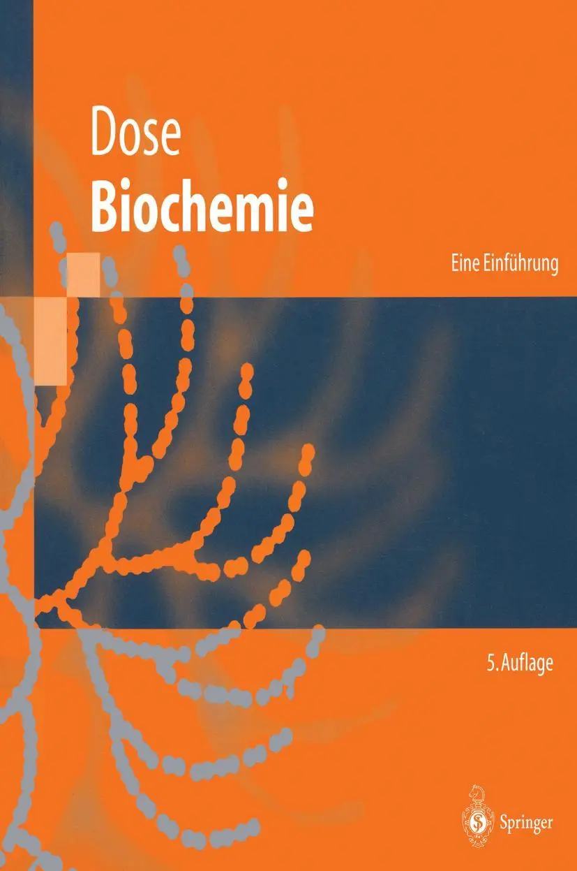 Cover: 9783540610892 | Biochemie | Eine Einführung | Klaus Dose | Taschenbuch | xii | Deutsch