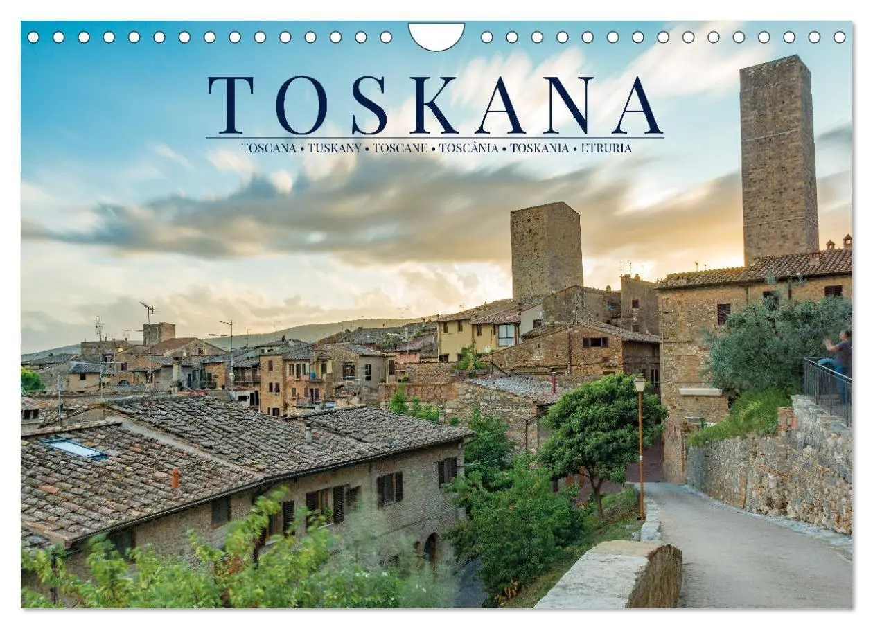 Cover: 9783569800892 | Motive der Toskana (Wandkalender 2027 DIN A4 quer), CALVENDO...