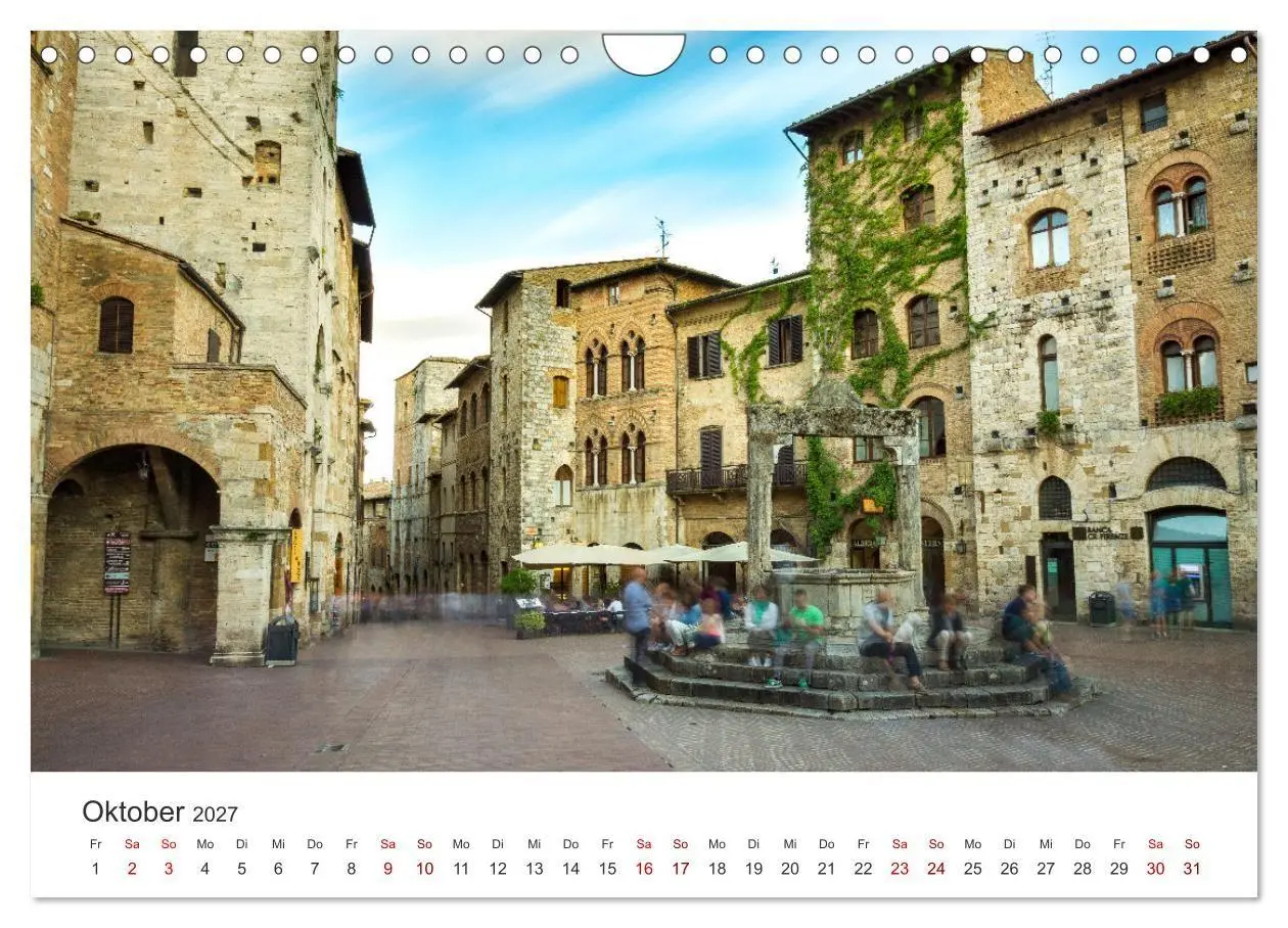 Bild: 9783569800892 | Motive der Toskana (Wandkalender 2027 DIN A4 quer), CALVENDO...