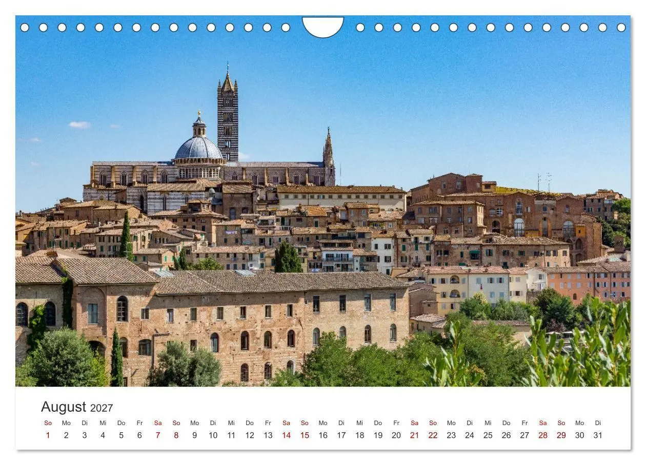 Bild: 9783569800892 | Motive der Toskana (Wandkalender 2027 DIN A4 quer), CALVENDO...