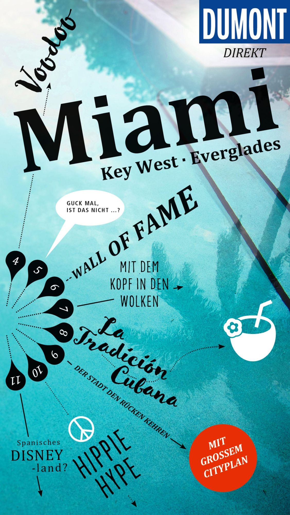 Cover: 9783616010892 | DUMONT direkt Reiseführer Miami, Key West, Everglades | Kordy (u. a.)