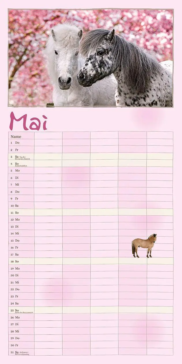 Bild: 9783964120892 | Familienplaner Pferderdeglück 2027 | Gabriele Boiselle | Kalender