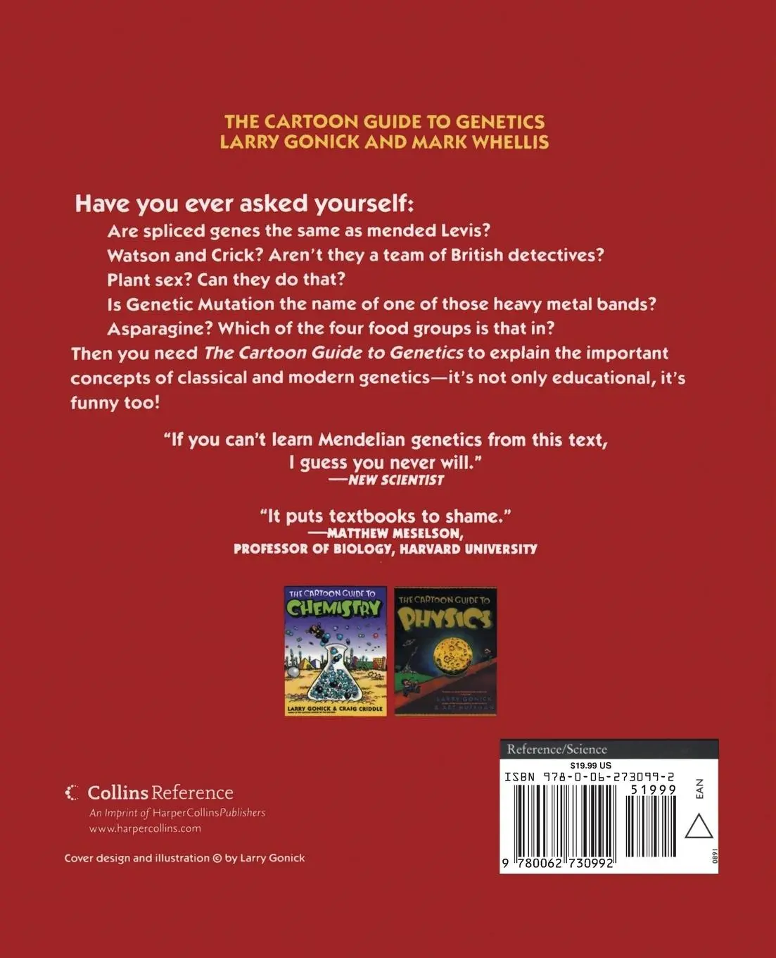 Rückseite: 9780062730992 | Cartoon Guide to Genetics (Updated) | Larry Gonick | Taschenbuch