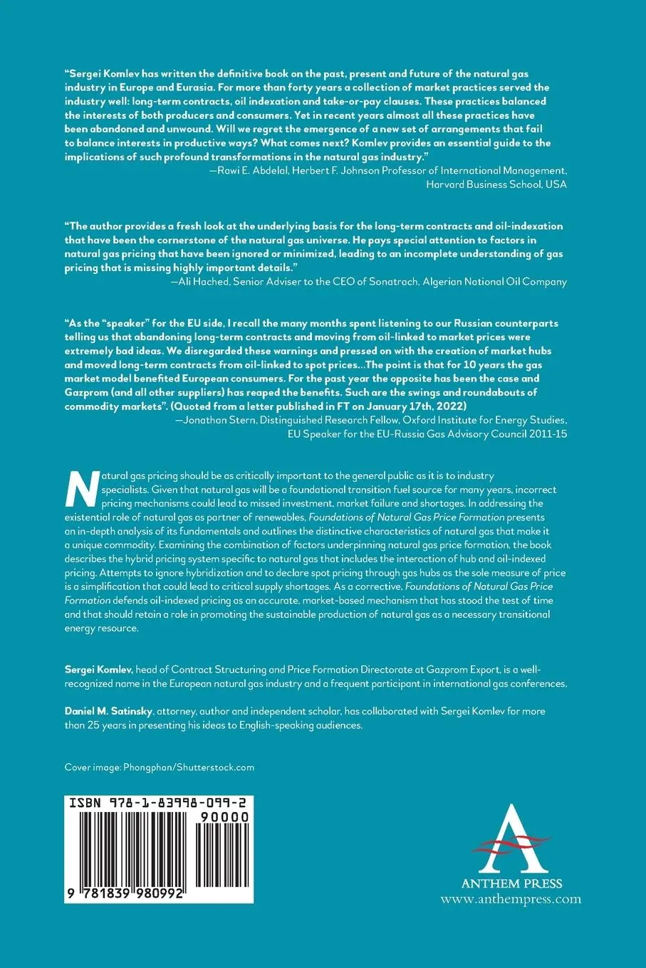 Rückseite: 9781839980992 | Foundations of Natural Gas Price Formation | Sergei Komlev | Buch