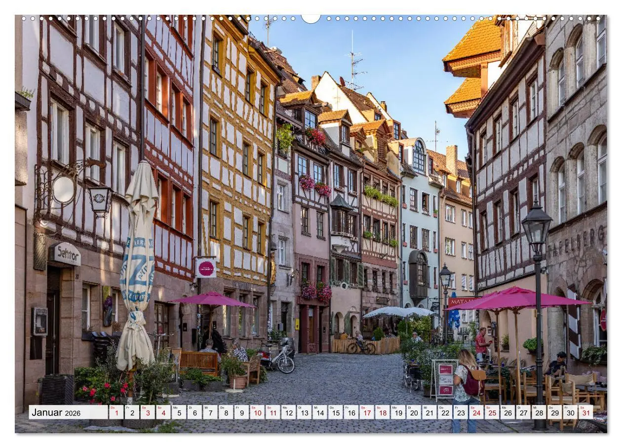 Bild: 9783457920992 | Wunderbares Nürnberg (Wandkalender 2026 DIN A2 quer), CALVENDO...