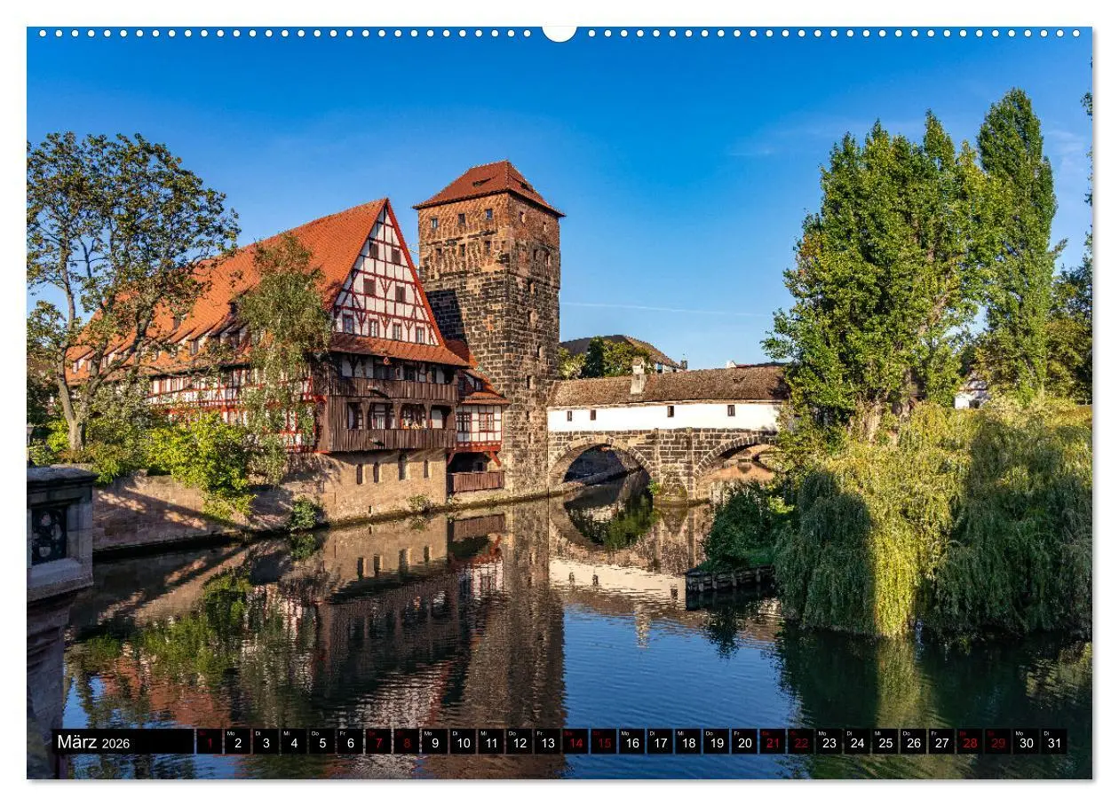 Bild: 9783457920992 | Wunderbares Nürnberg (Wandkalender 2026 DIN A2 quer), CALVENDO...