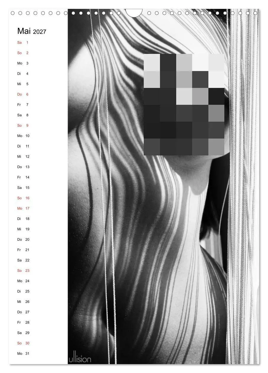 Bild: 9783594160992 | Akt abstrakt (Wandkalender 2027 DIN A3 hoch), CALVENDO Monatskalender