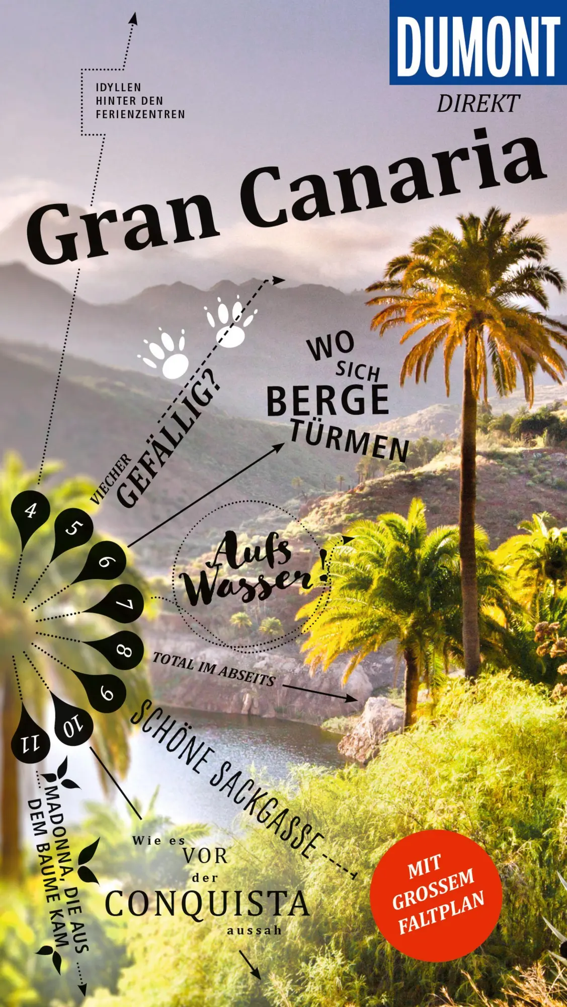 Cover: 9783616000992 | DUMONT direkt Reiseführer Gran Canaria | Mit großem Faltplan | Gawin