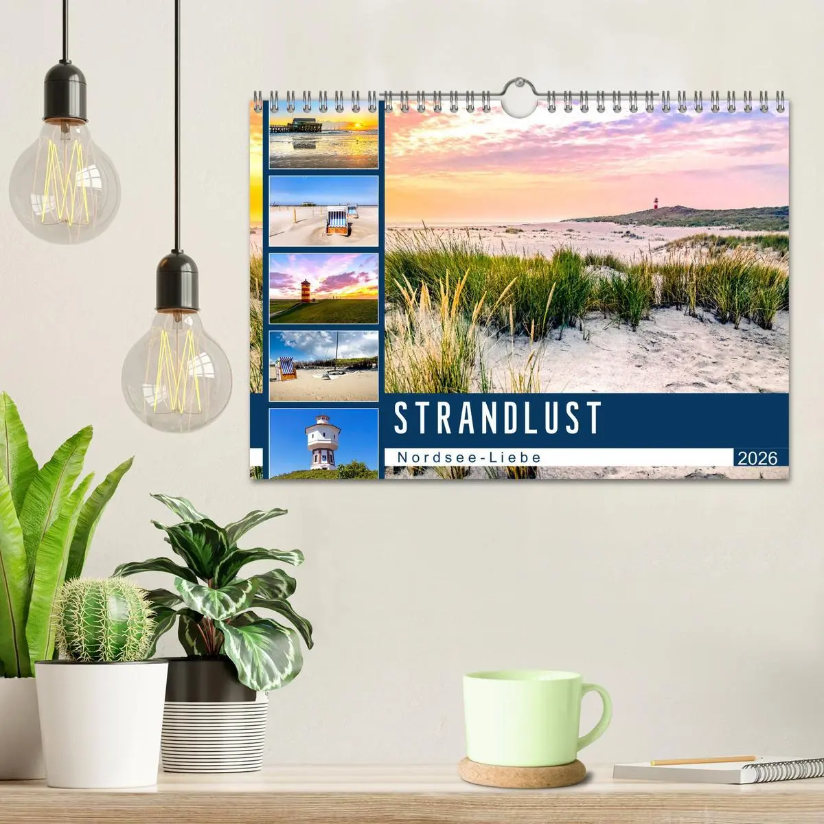 Bild: 9783457741092 | Strandlust Nordsee-Liebe (Wandkalender 2026 DIN A4 quer), CALVENDO...