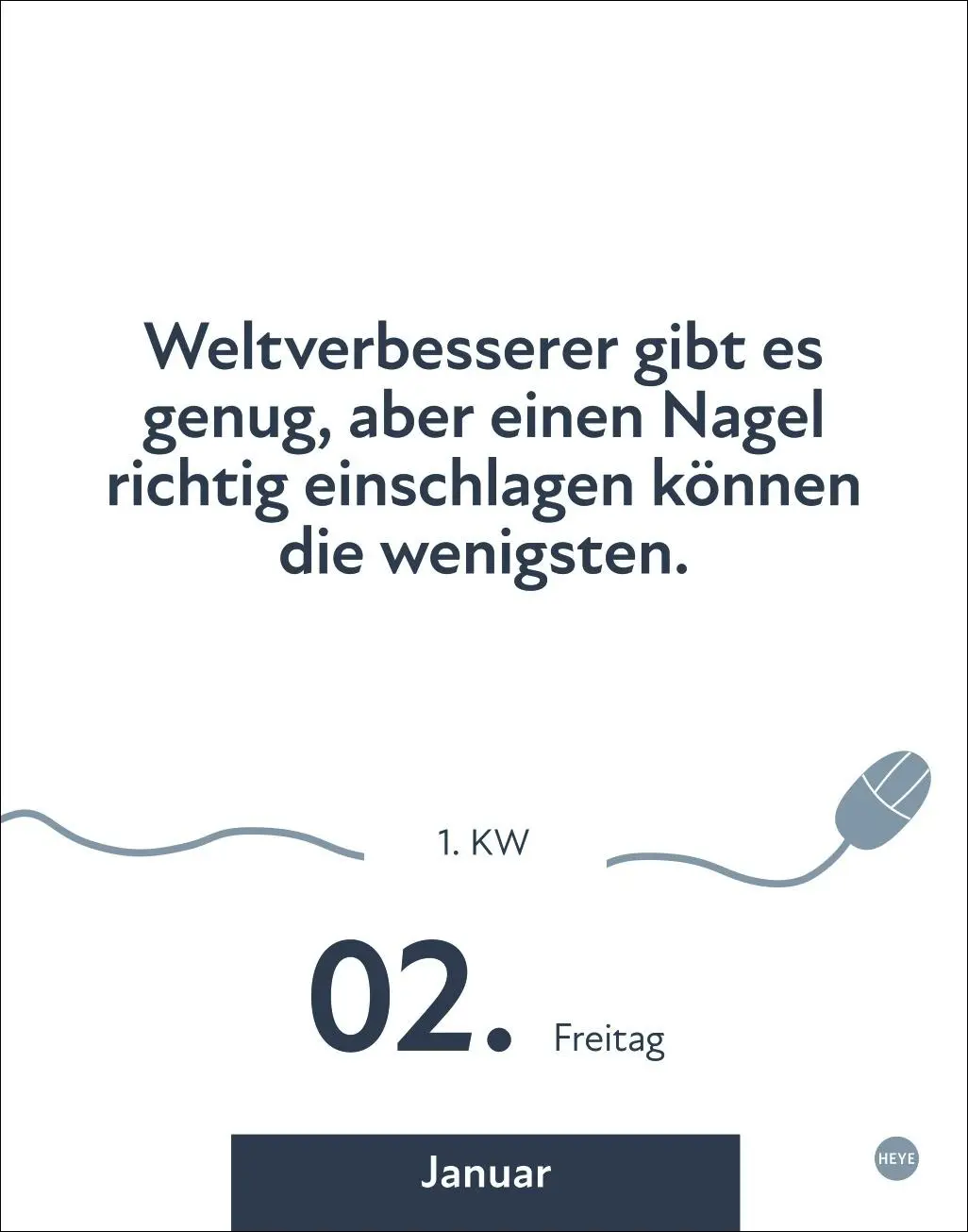 Bild: 9783756411092 | Die besten Sprüche für lange Bürotage Tagesabreißkalender 2026 | Heye
