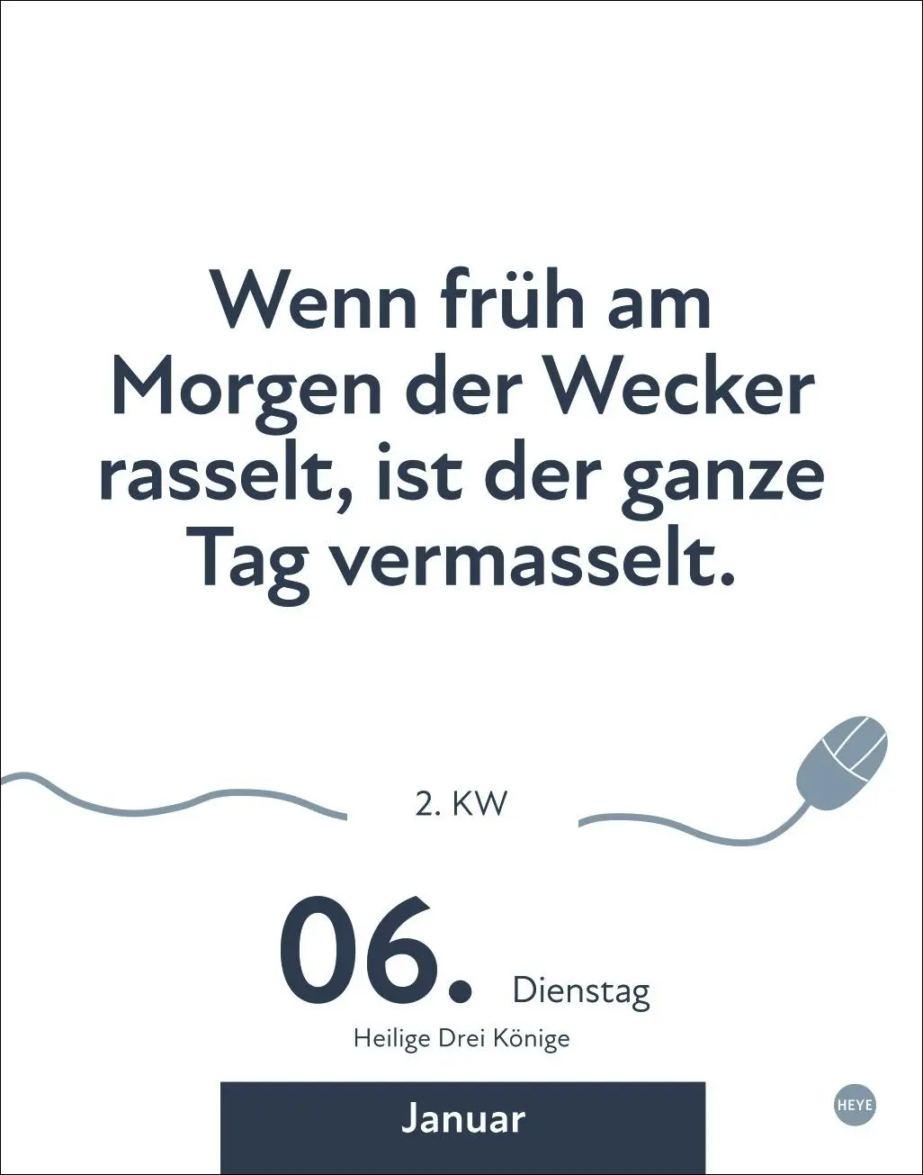 Bild: 9783756411092 | Die besten Sprüche für lange Bürotage Tagesabreißkalender 2026 | Heye