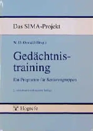 Cover: 9783801711092 | Gedächtnistraining | Taschenbuch | 599 S. | Deutsch | 1998