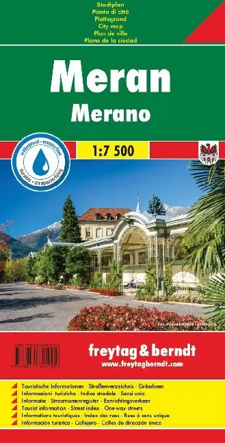 Cover: 9783850841092 | Freytag &amp; Berndt Stadtplan Meran / Merano | (Land-)Karte | Deutsch
