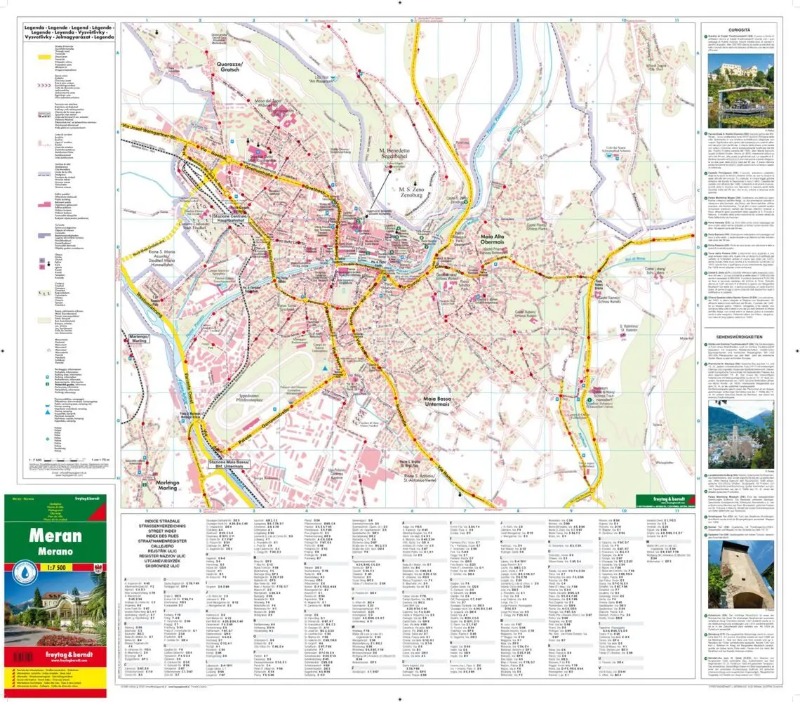 Bild: 9783850841092 | freytag &amp; berndt Stadtplan Meran 1:7.500 | (Land-)Karte | Deutsch