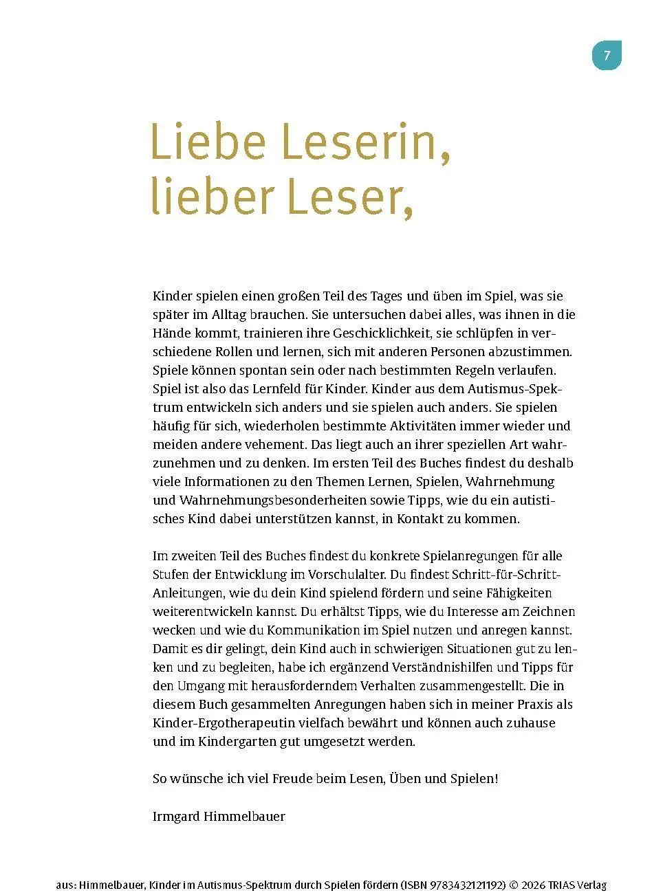 Bild: 9783432121192 | Kinder im Autismus-Spektrum durch Spielen fördern | Himmelbauer | Buch