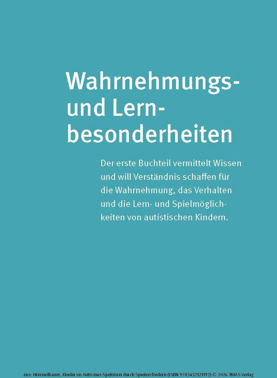 Bild: 9783432121192 | Kinder im Autismus-Spektrum durch Spielen fördern | Himmelbauer | Buch