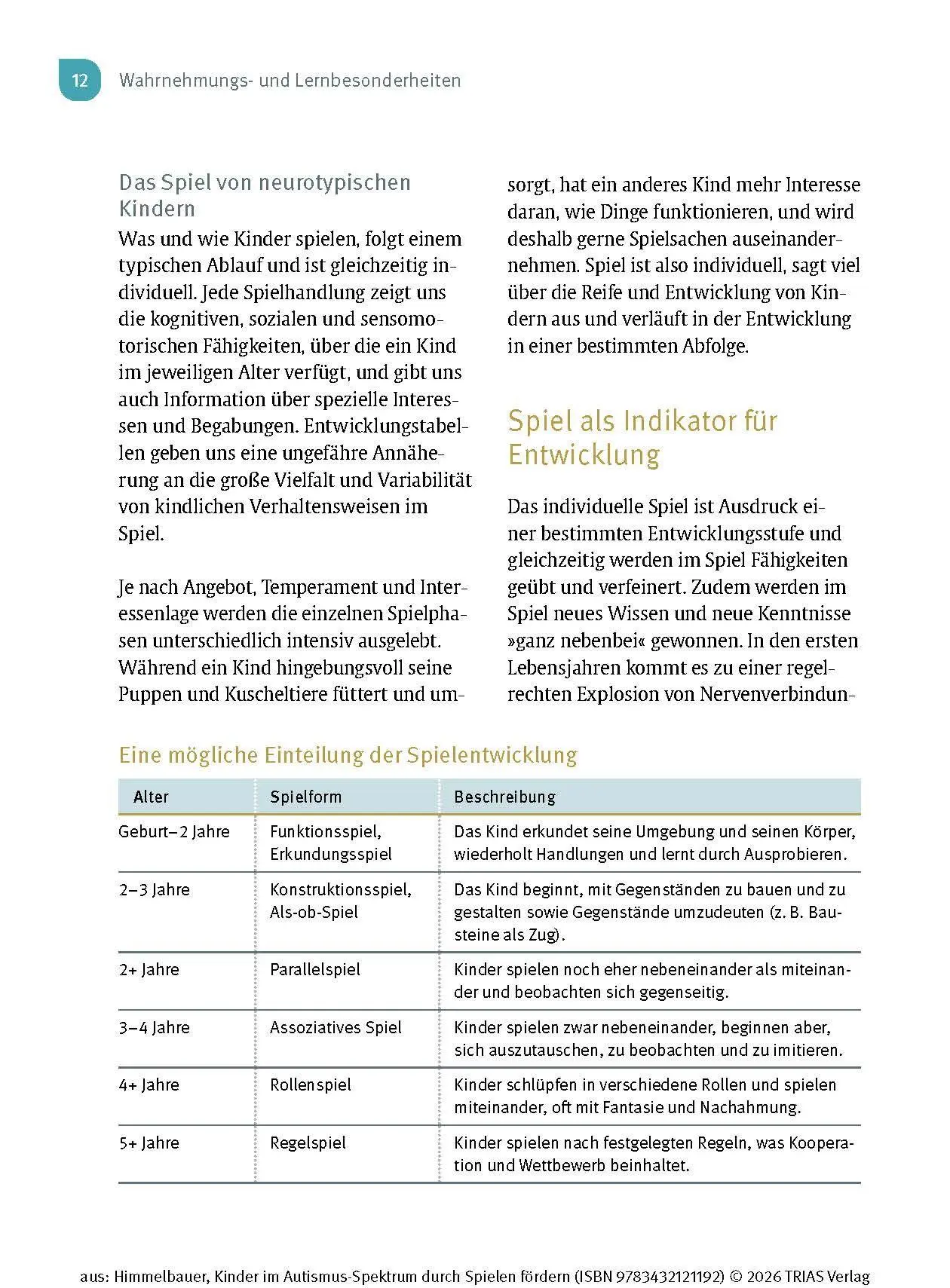 Bild: 9783432121192 | Kinder im Autismus-Spektrum durch Spielen fördern | Himmelbauer | Buch