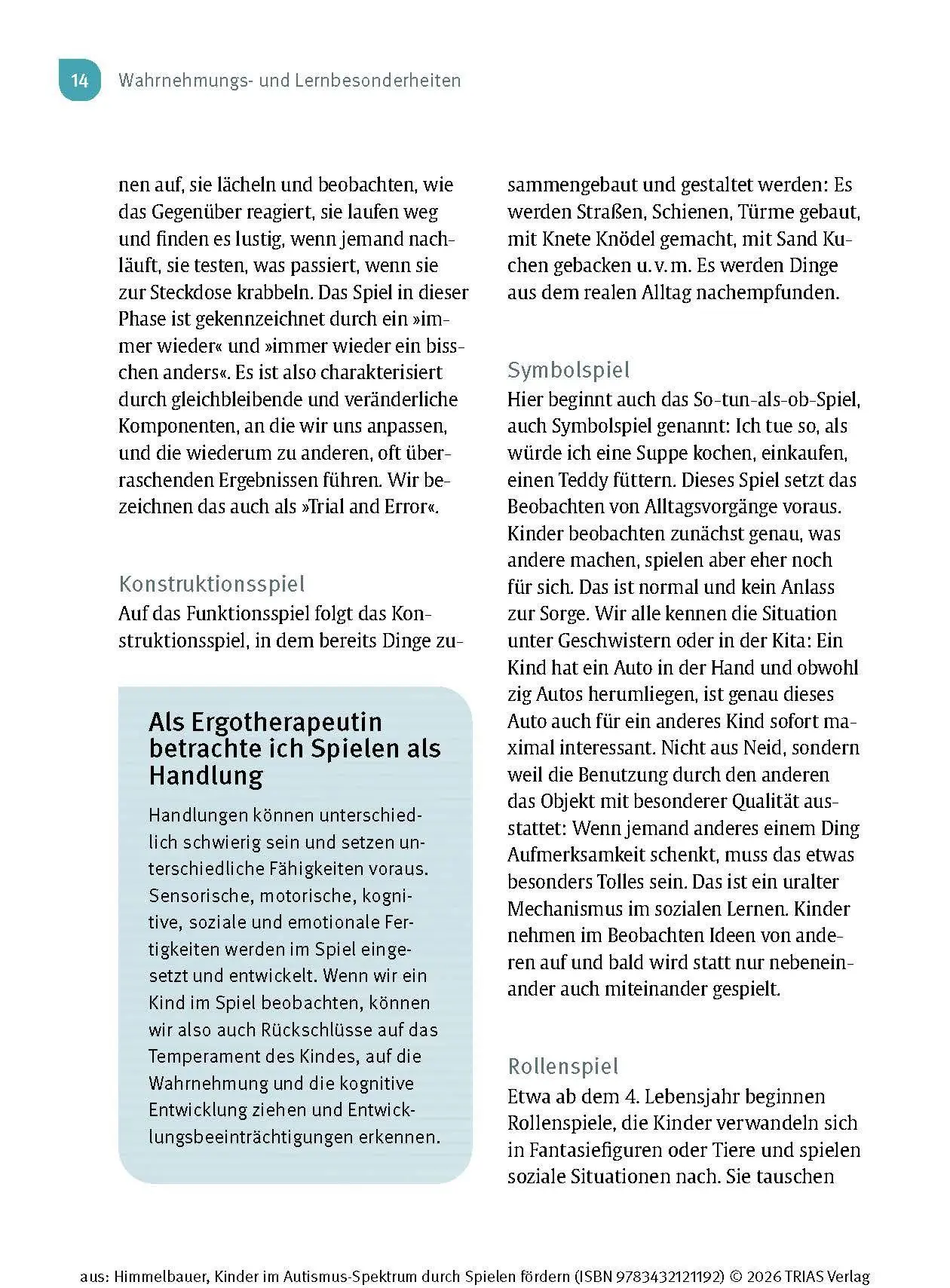Bild: 9783432121192 | Kinder im Autismus-Spektrum durch Spielen fördern | Himmelbauer | Buch