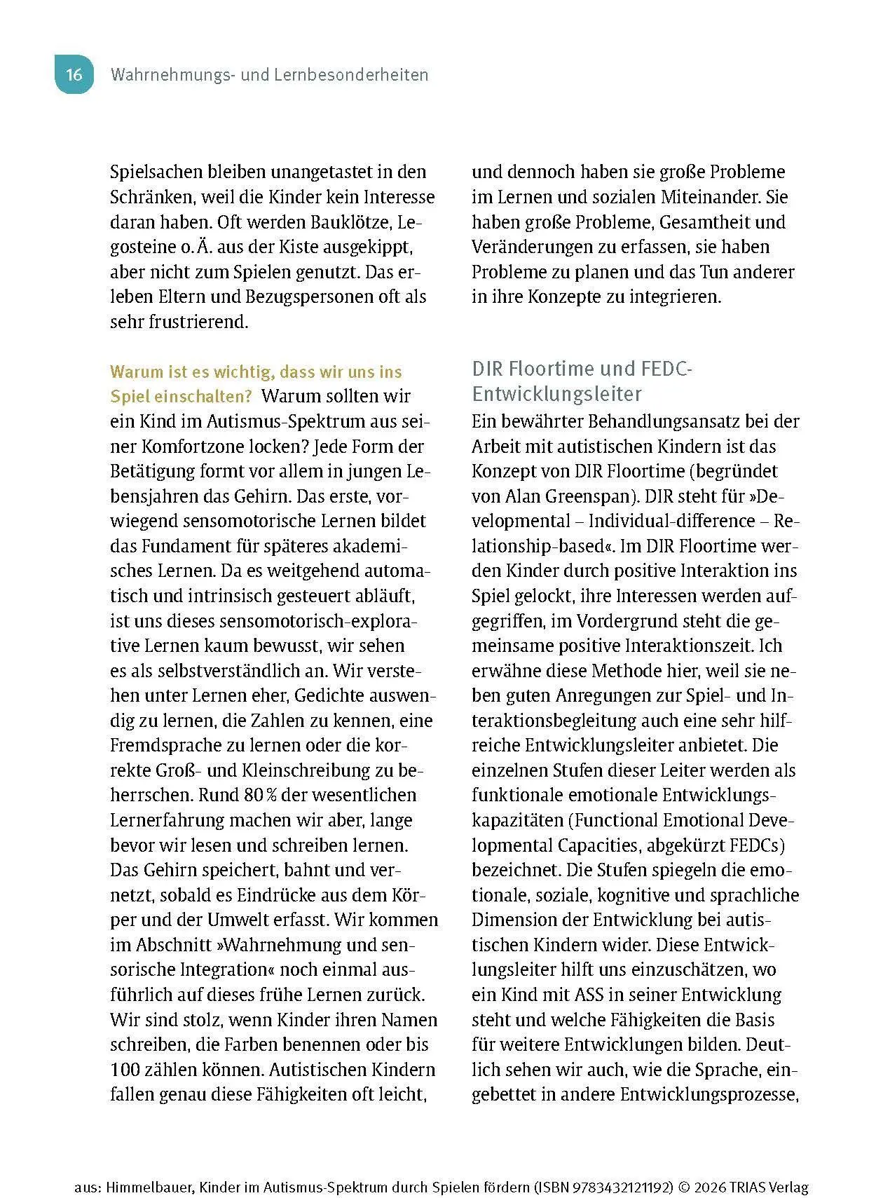 Bild: 9783432121192 | Kinder im Autismus-Spektrum durch Spielen fördern | Himmelbauer | Buch