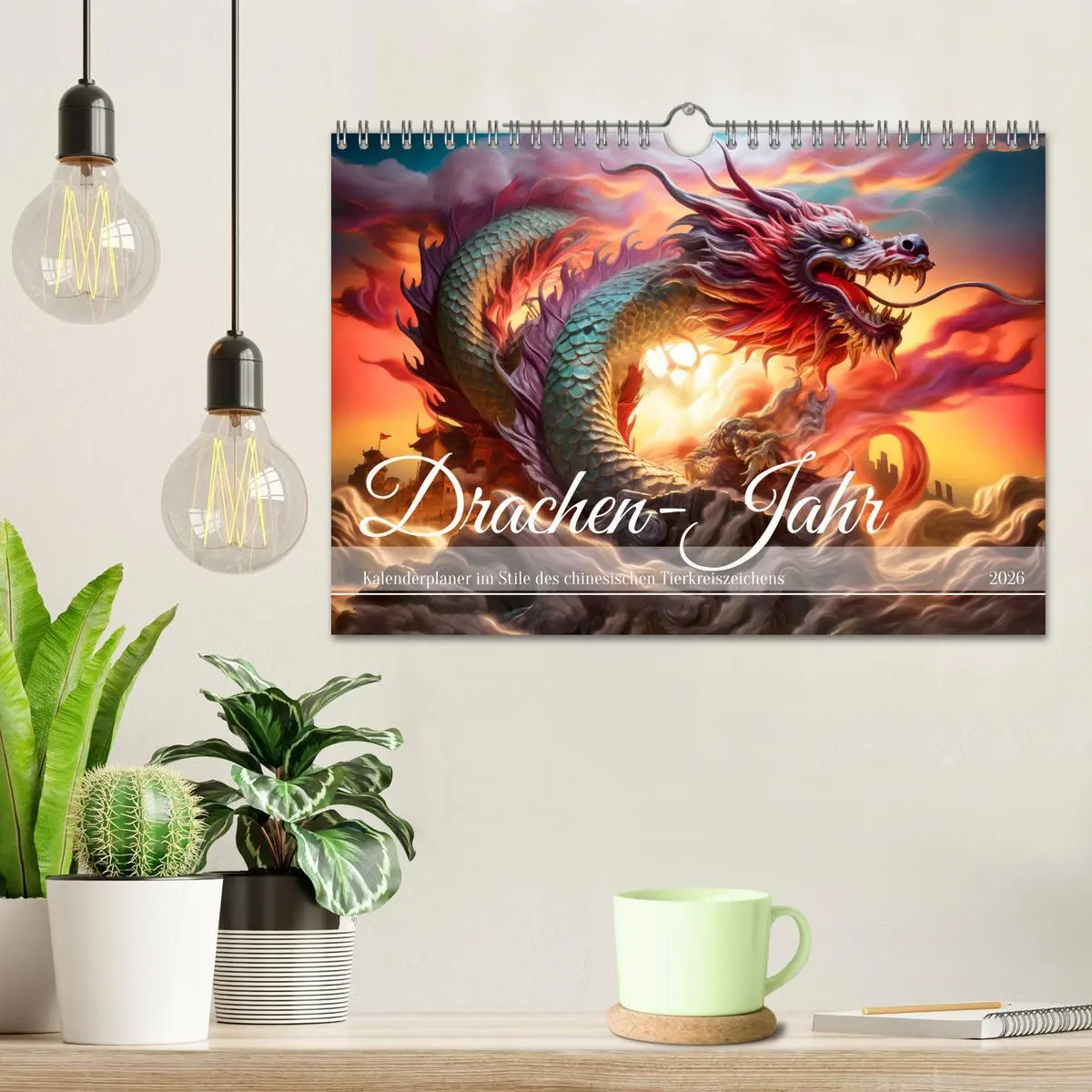 Bild: 9783457351192 | Drachen-Jahr - Kalenderplaner im Stile des chinesischen...
