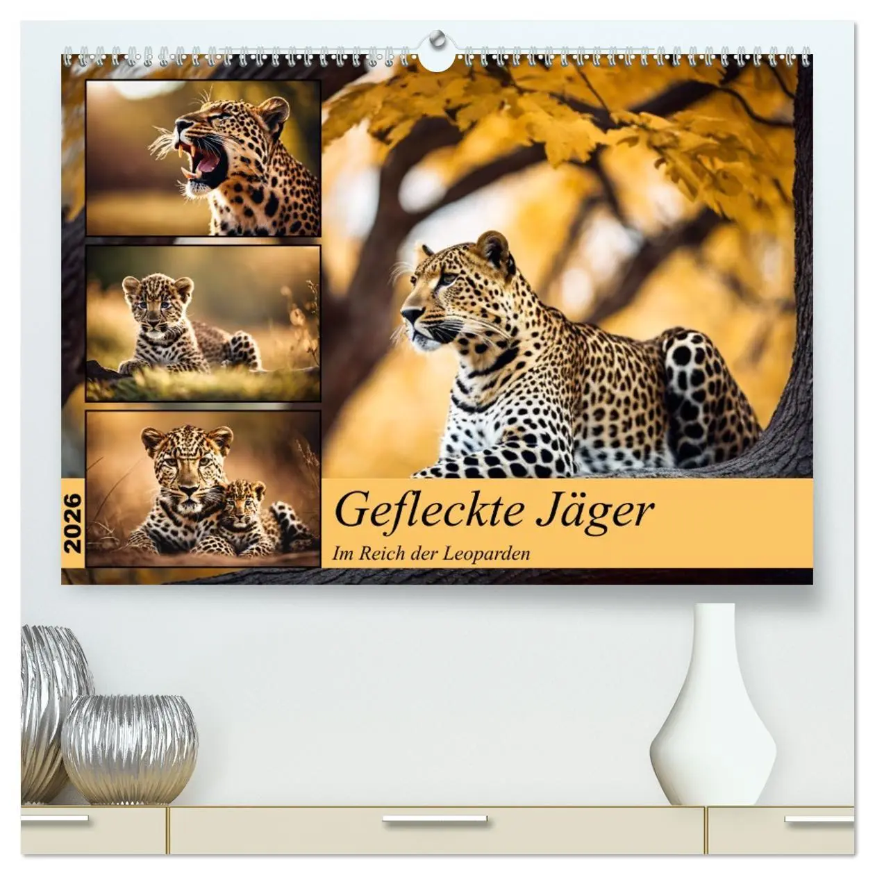 Cover: 9783457421192 | Gefleckte Jäger (hochwertiger Premium Wandkalender 2026 DIN A2...