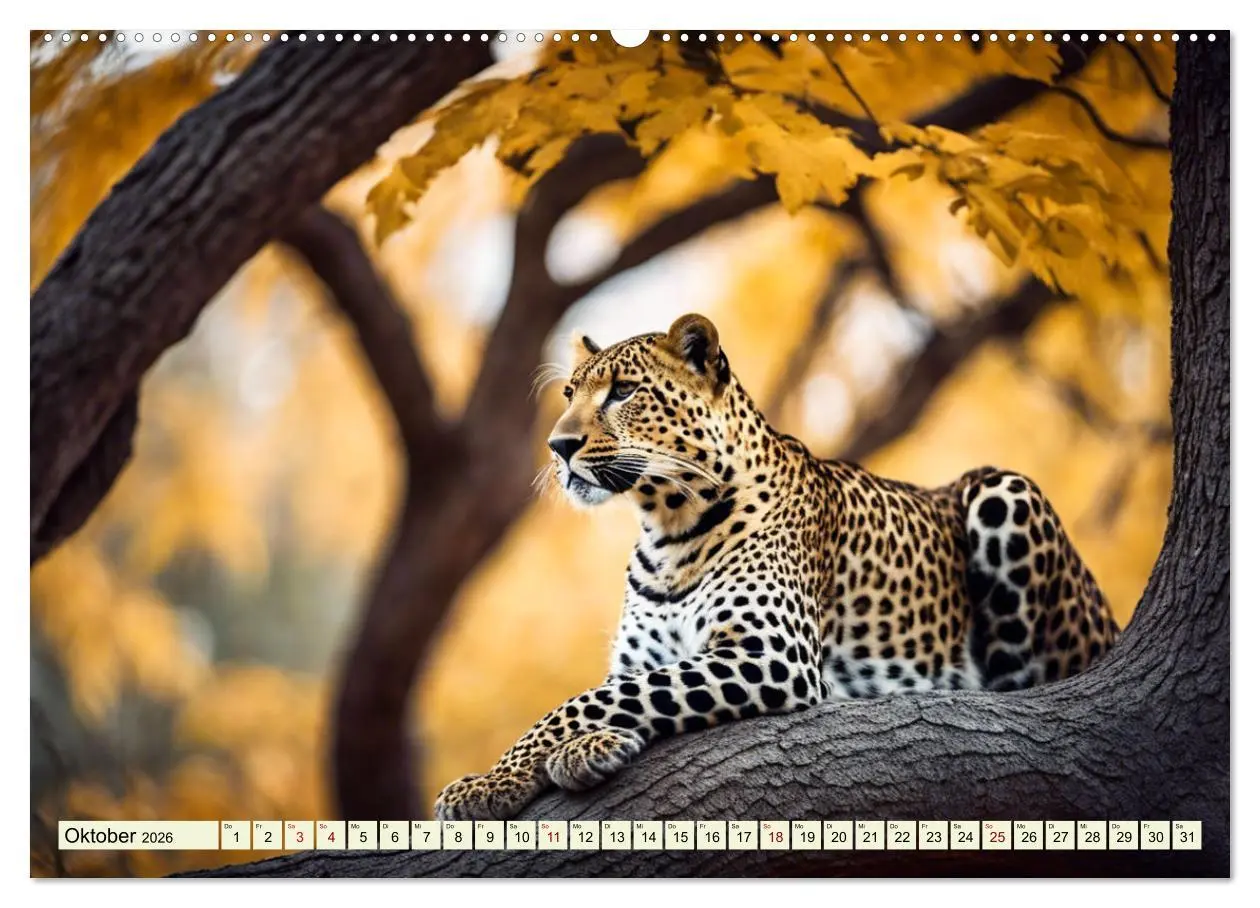 Bild: 9783457421192 | Gefleckte Jäger (hochwertiger Premium Wandkalender 2026 DIN A2...