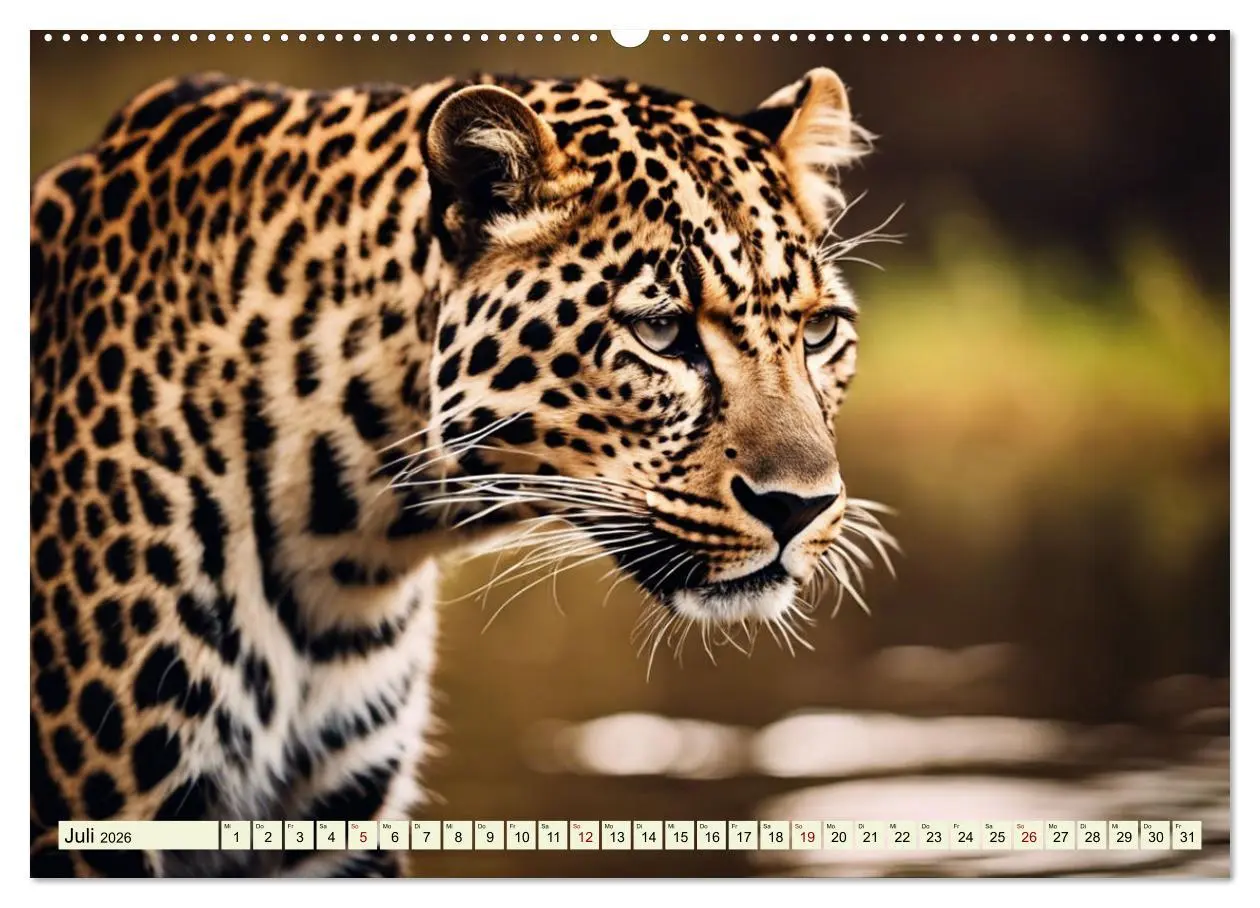 Bild: 9783457421192 | Gefleckte Jäger (hochwertiger Premium Wandkalender 2026 DIN A2...