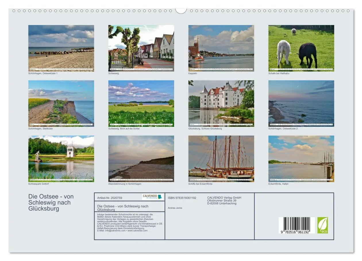 Bild: 9783516061192 | Die Ostsee - von Schleswig nach Glücksburg (hochwertiger Premium...