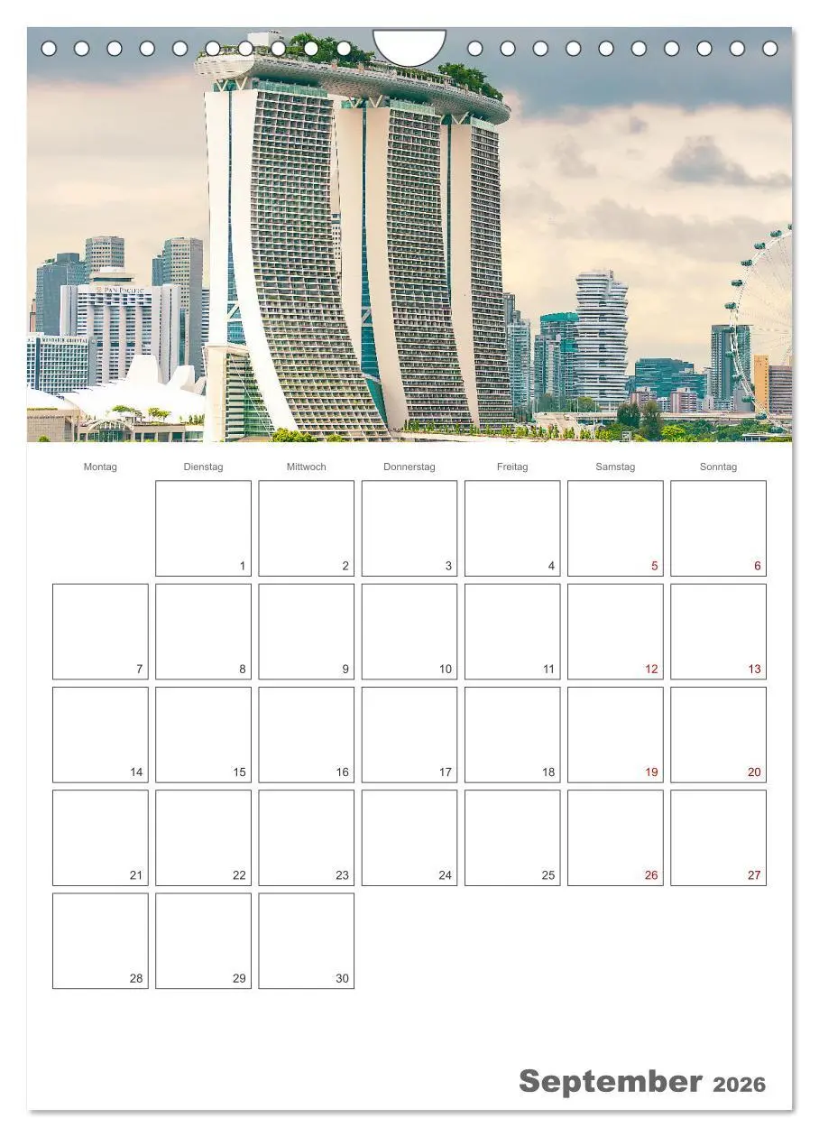 Bild: 9783516371192 | Unterwegs in Singapur (Wandkalender 2026 DIN A4 hoch), CALVENDO...