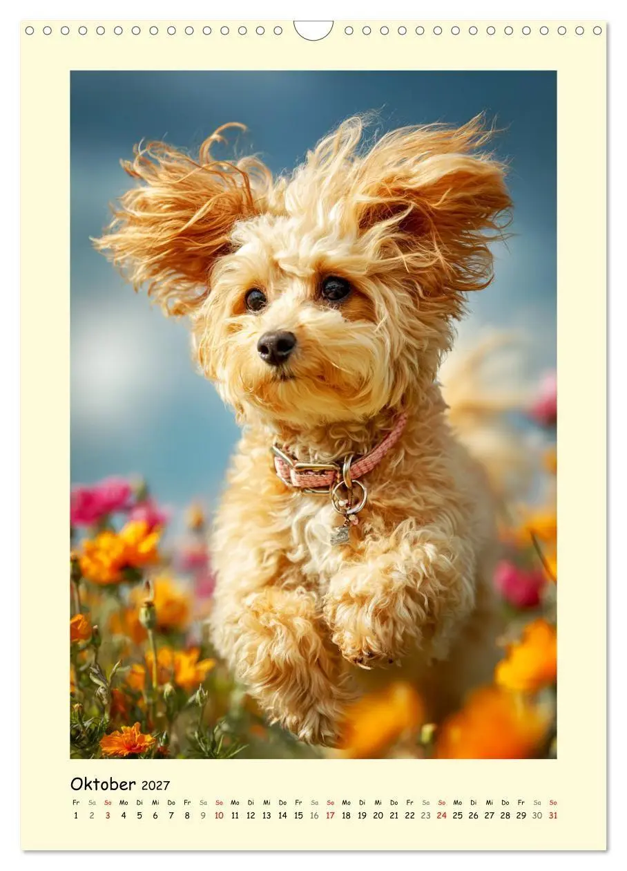 Bild: 9783516751192 | Pudelzauber. Flauschige Hunde für Herz und Seele (Wandkalender 2027...