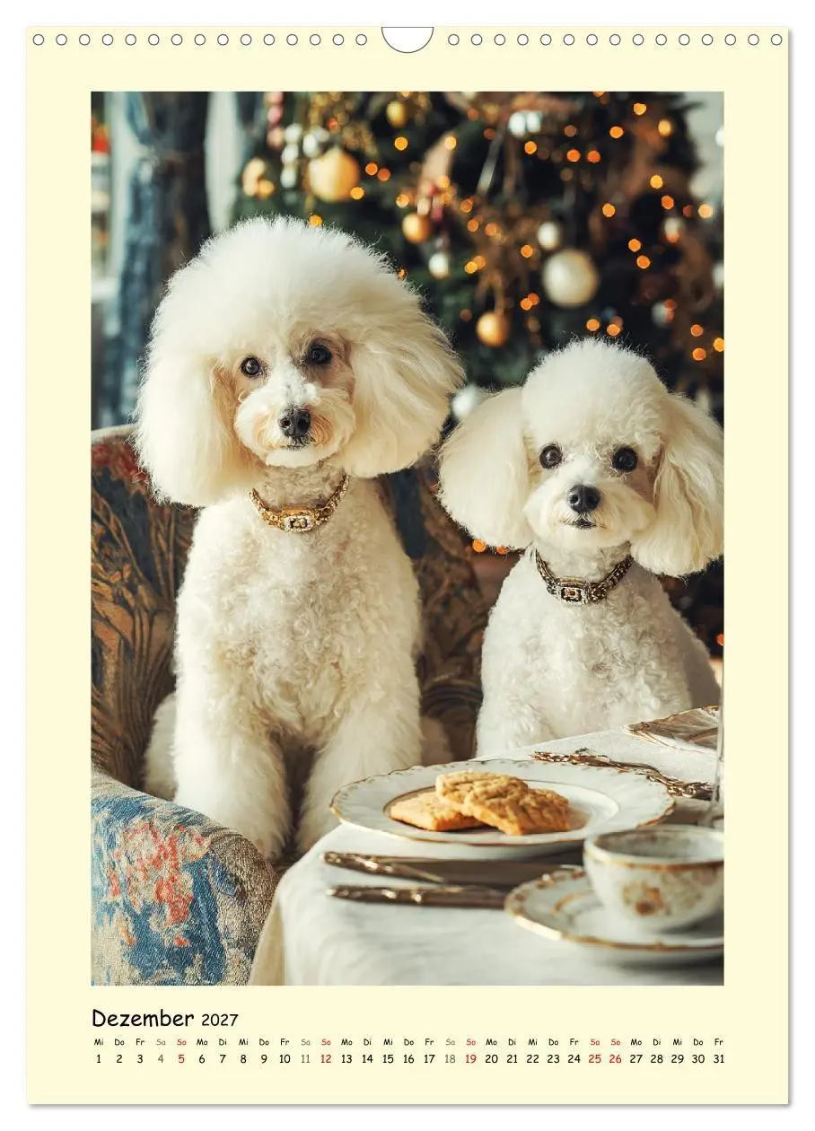 Bild: 9783516751192 | Pudelzauber. Flauschige Hunde für Herz und Seele (Wandkalender 2027...