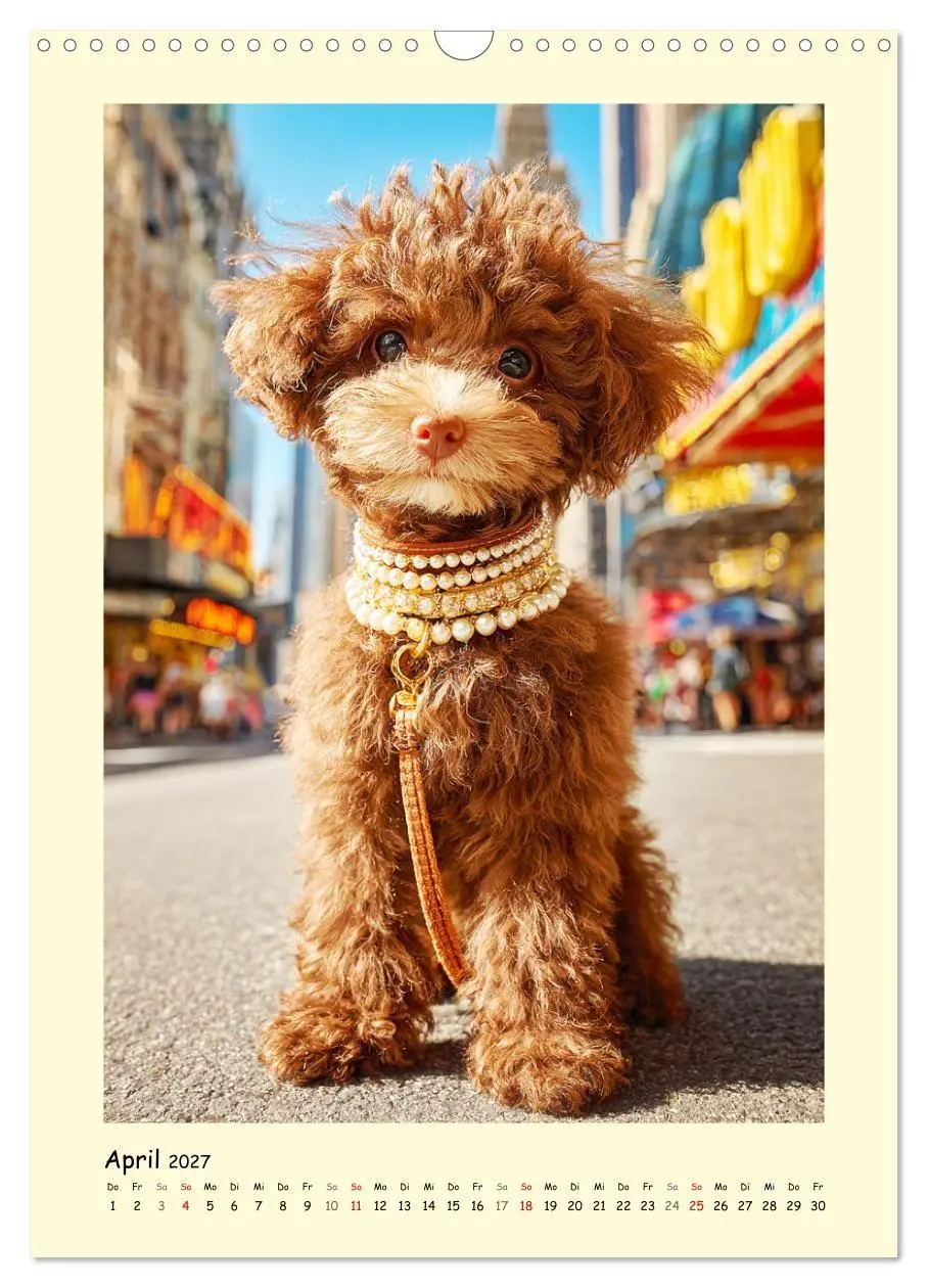 Bild: 9783516751192 | Pudelzauber. Flauschige Hunde für Herz und Seele (Wandkalender 2027...