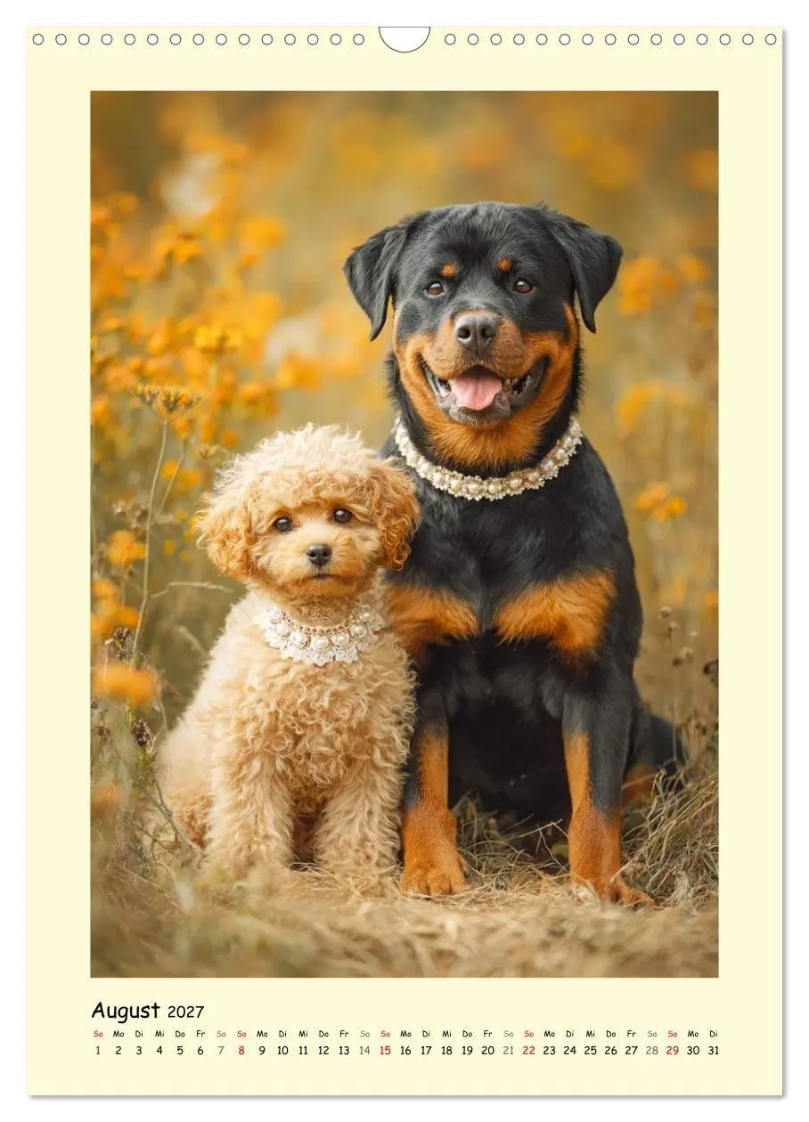 Bild: 9783516751192 | Pudelzauber. Flauschige Hunde für Herz und Seele (Wandkalender 2027...