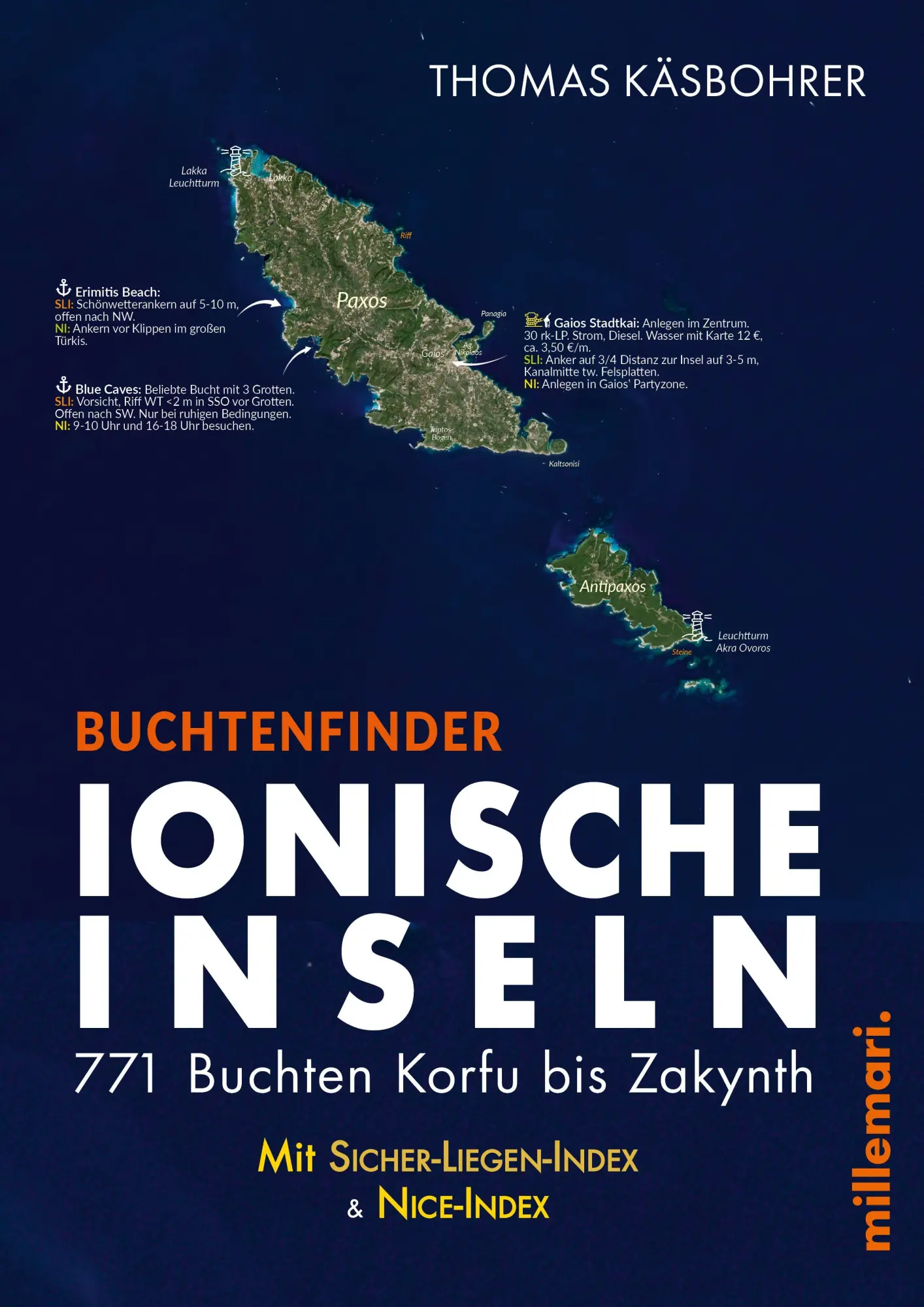 Cover: 9783967061192 | Buchtenfinder Ionische Inseln - Ausgabe 2026 | Thomas Käsbohrer | Buch