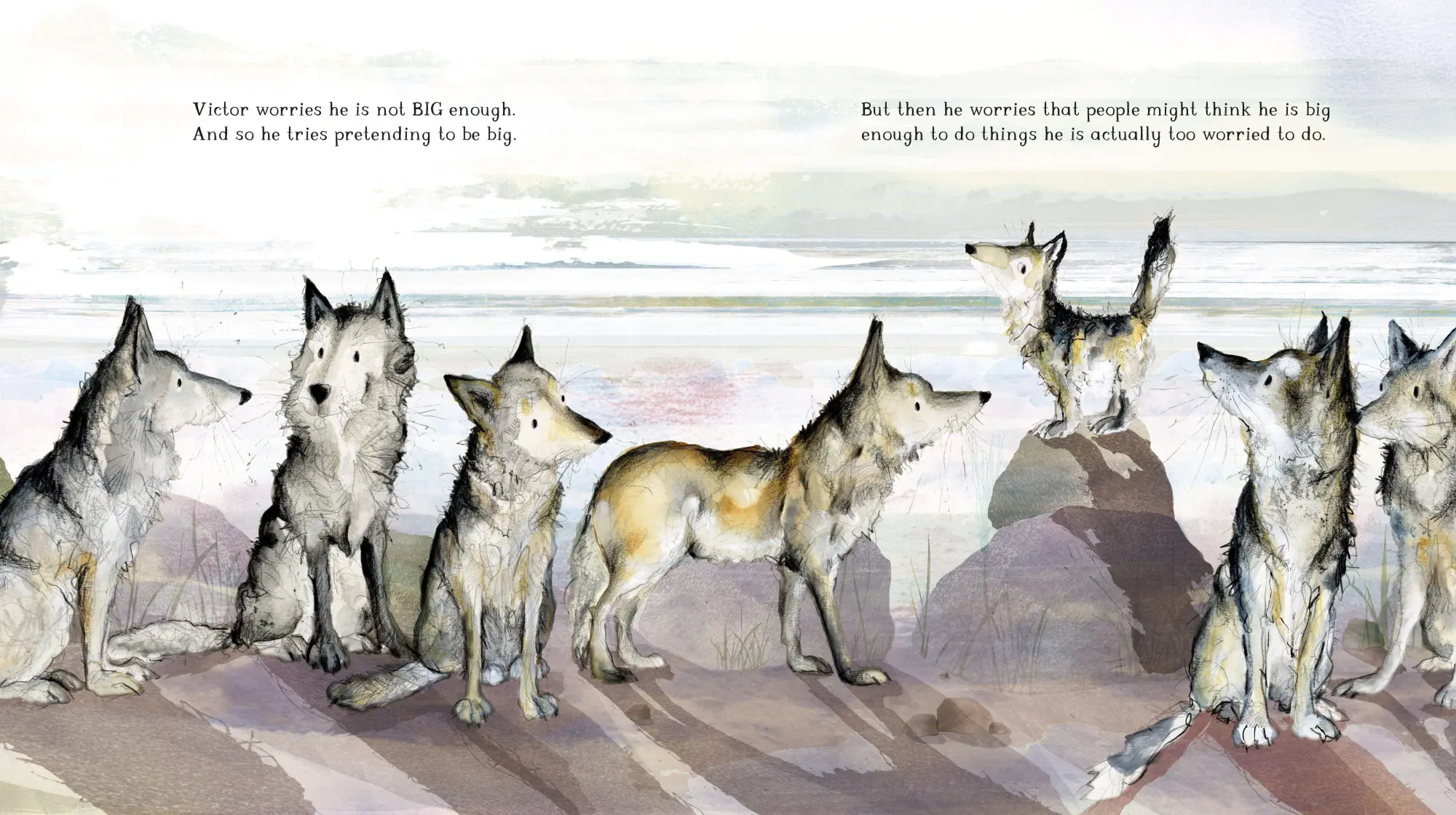 Bild: 9781529051292 | Victor, the Wolf with Worries | Catherine Rayner | Taschenbuch | 32 S.