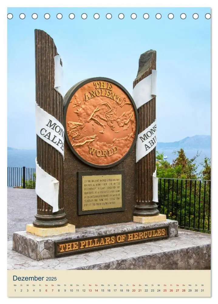Bild: 9783383781292 | Gibraltar - Die Heimat der Berberaffen auf dem Rock (Tischkalender...