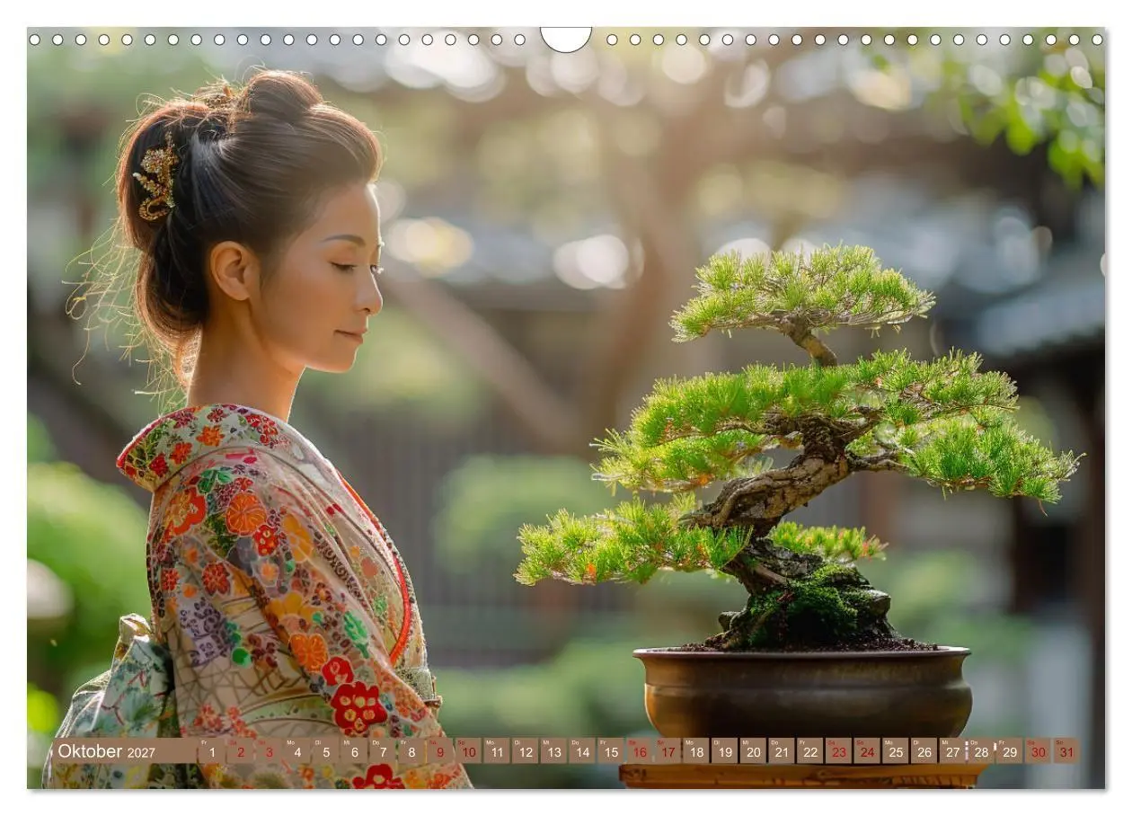 Bild: 9783569141292 | Bonsai meditativ (Wandkalender 2027 DIN A3 quer), CALVENDO...