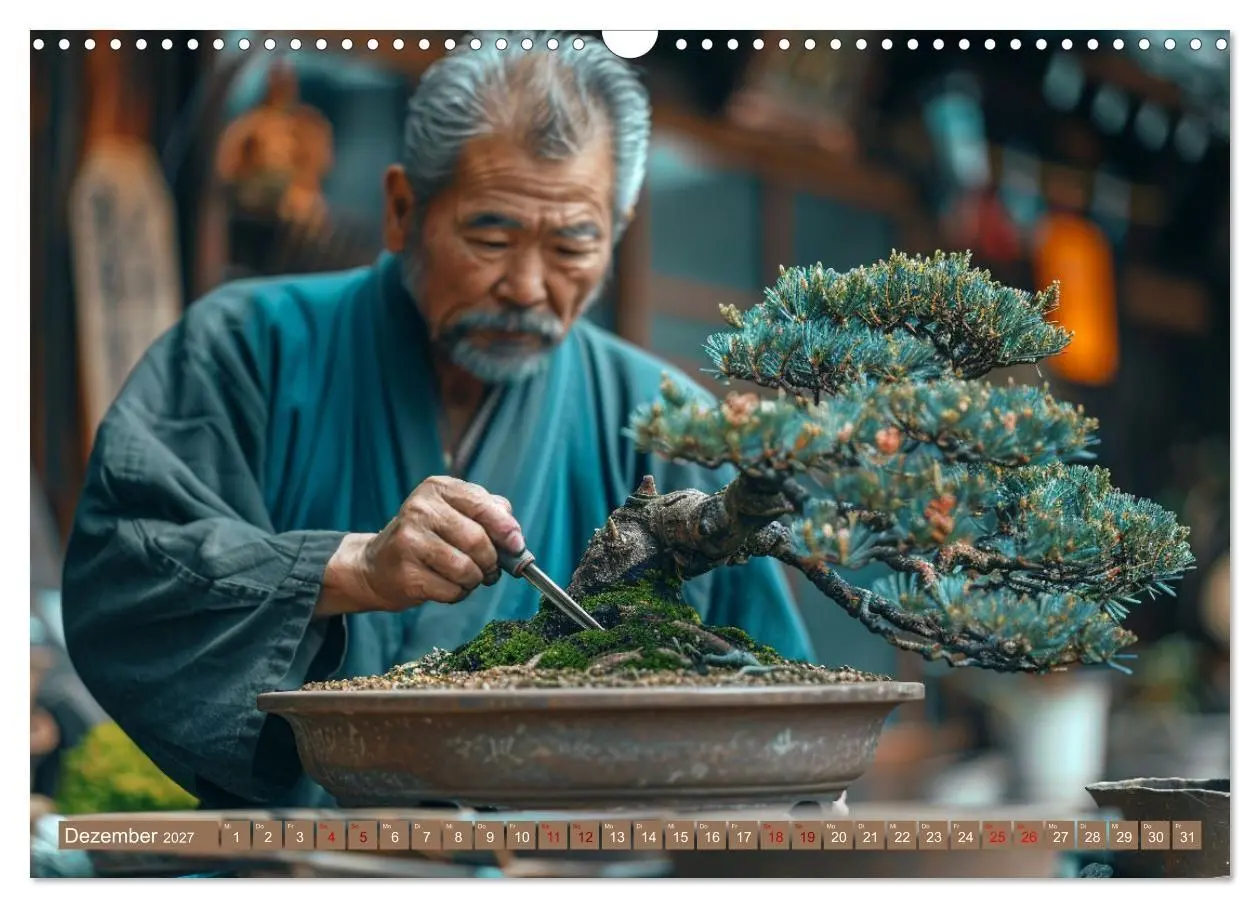Bild: 9783569141292 | Bonsai meditativ (Wandkalender 2027 DIN A3 quer), CALVENDO...