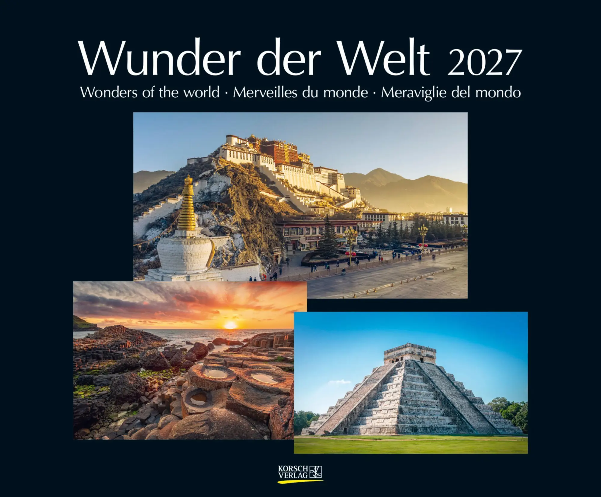 Cover: 9783819301292 | Wunder der Welt 2027 | Verlag Korsch | Kalender | Spiralbindung | 2027
