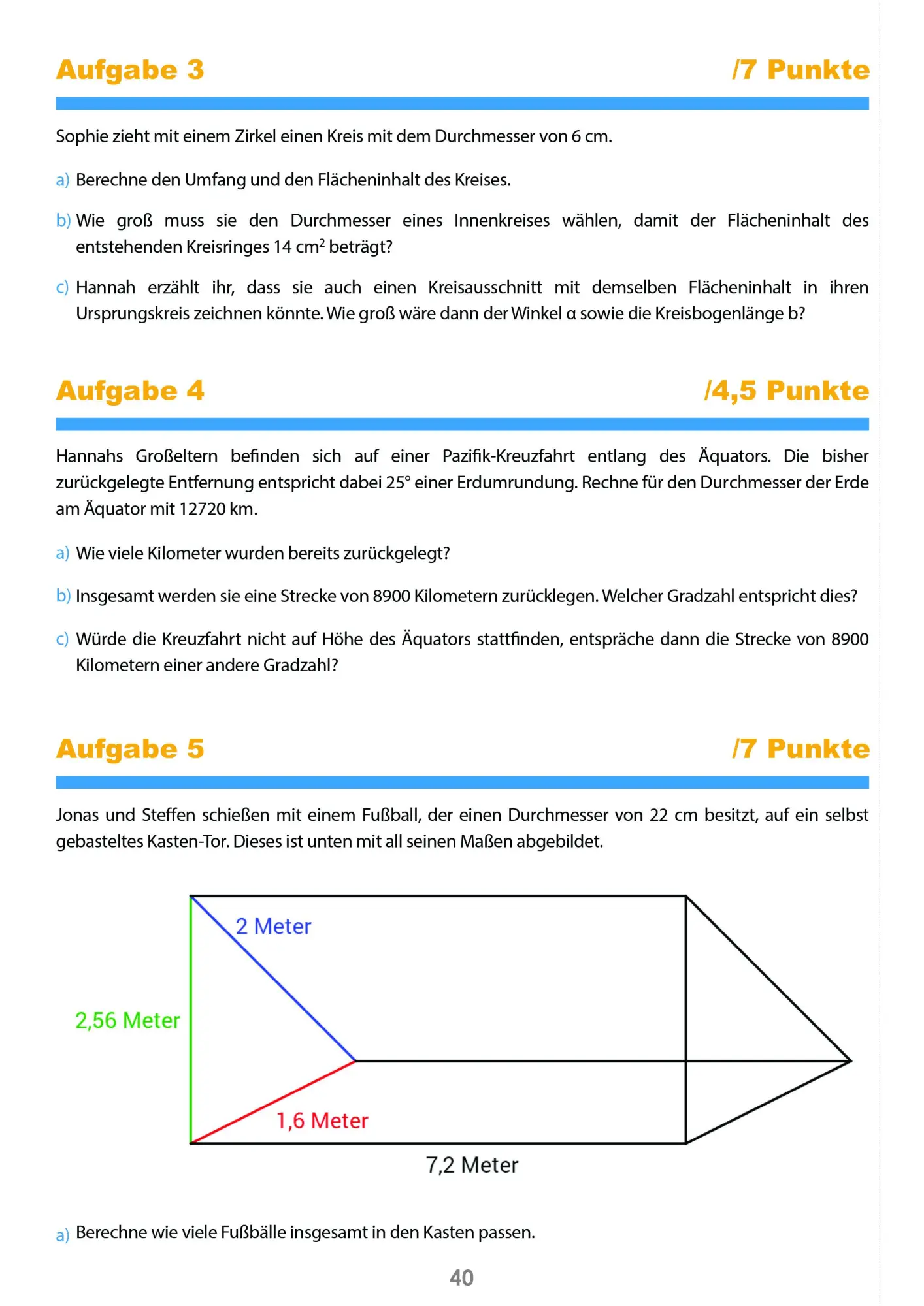 Bild: 9783946641292 | Mathematik Klassenarbeitstrainer Klasse 9 - StrandMathe | Broschüre
